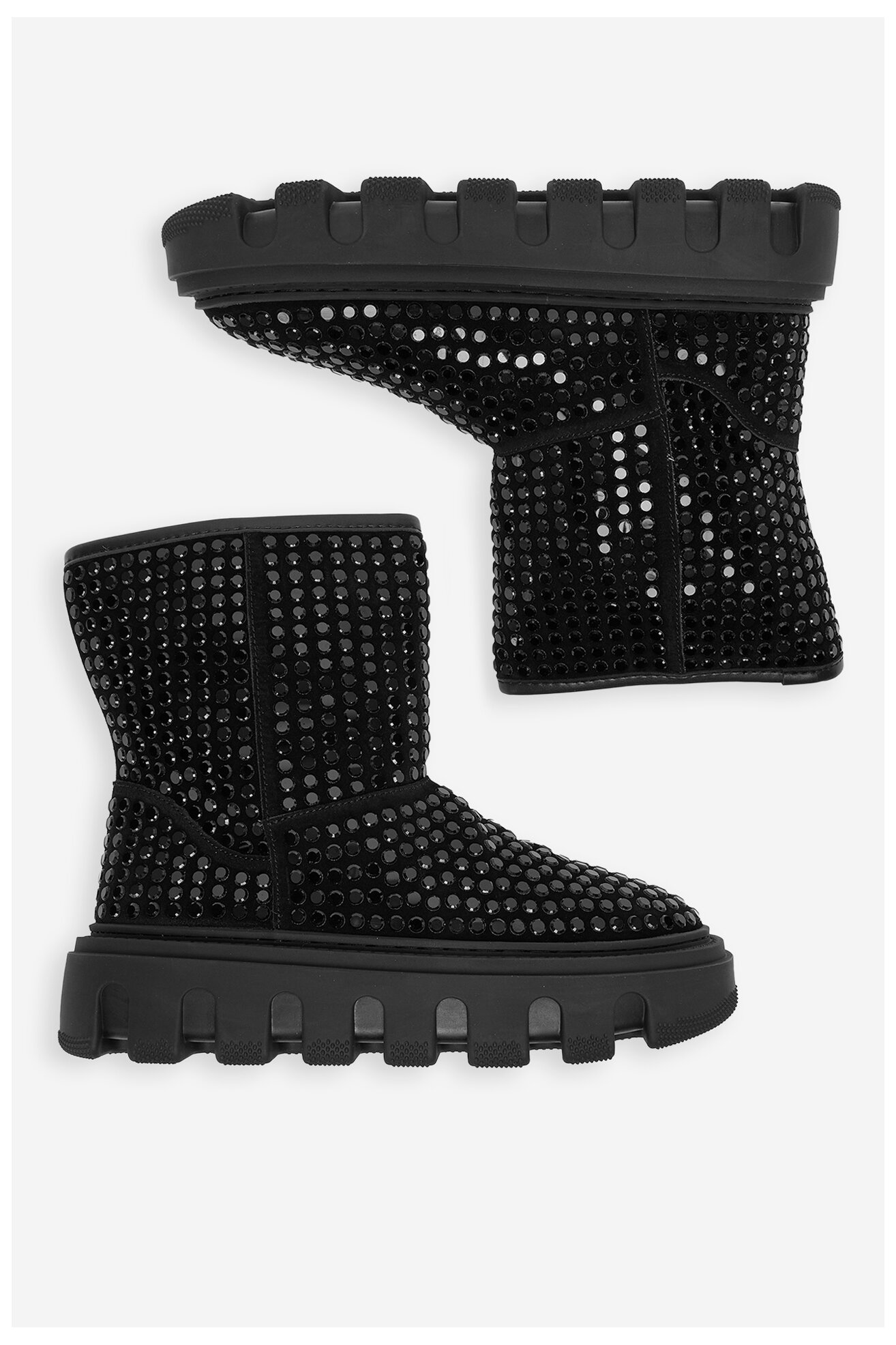 Bokacsizma EVA MINGE EO-NIKI-LT1748-1 FEKETE