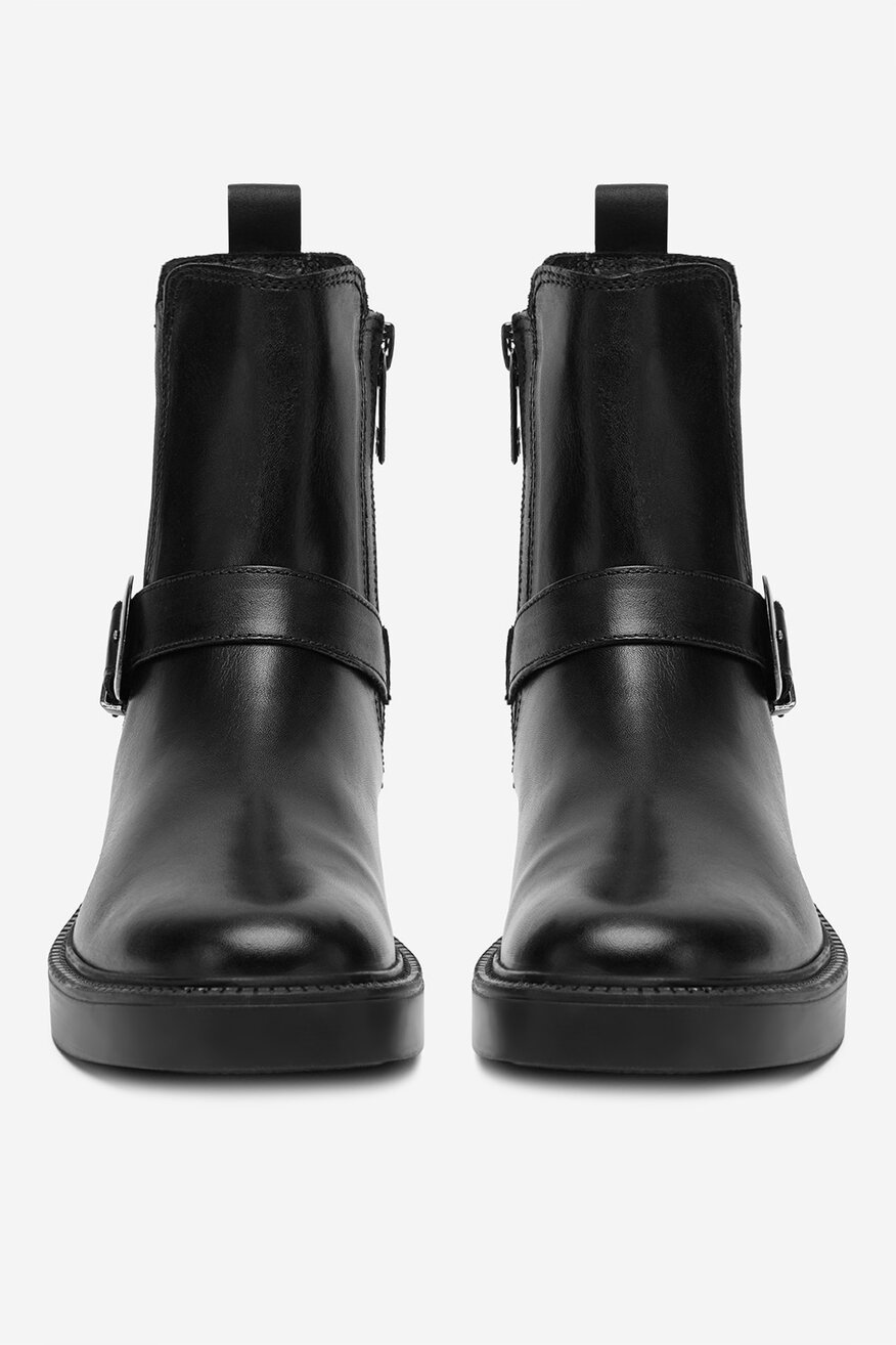 Badura - Botki skórzane ocieplane - 5906751293225