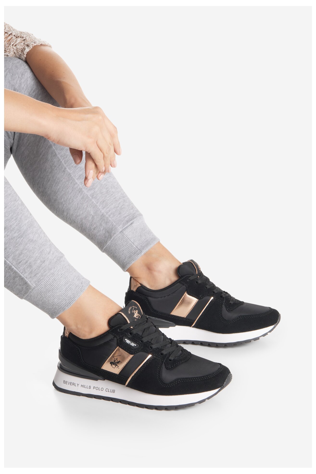 Sportcipő Beverly Hills Polo Club W-3C098-2A324 FEKETE