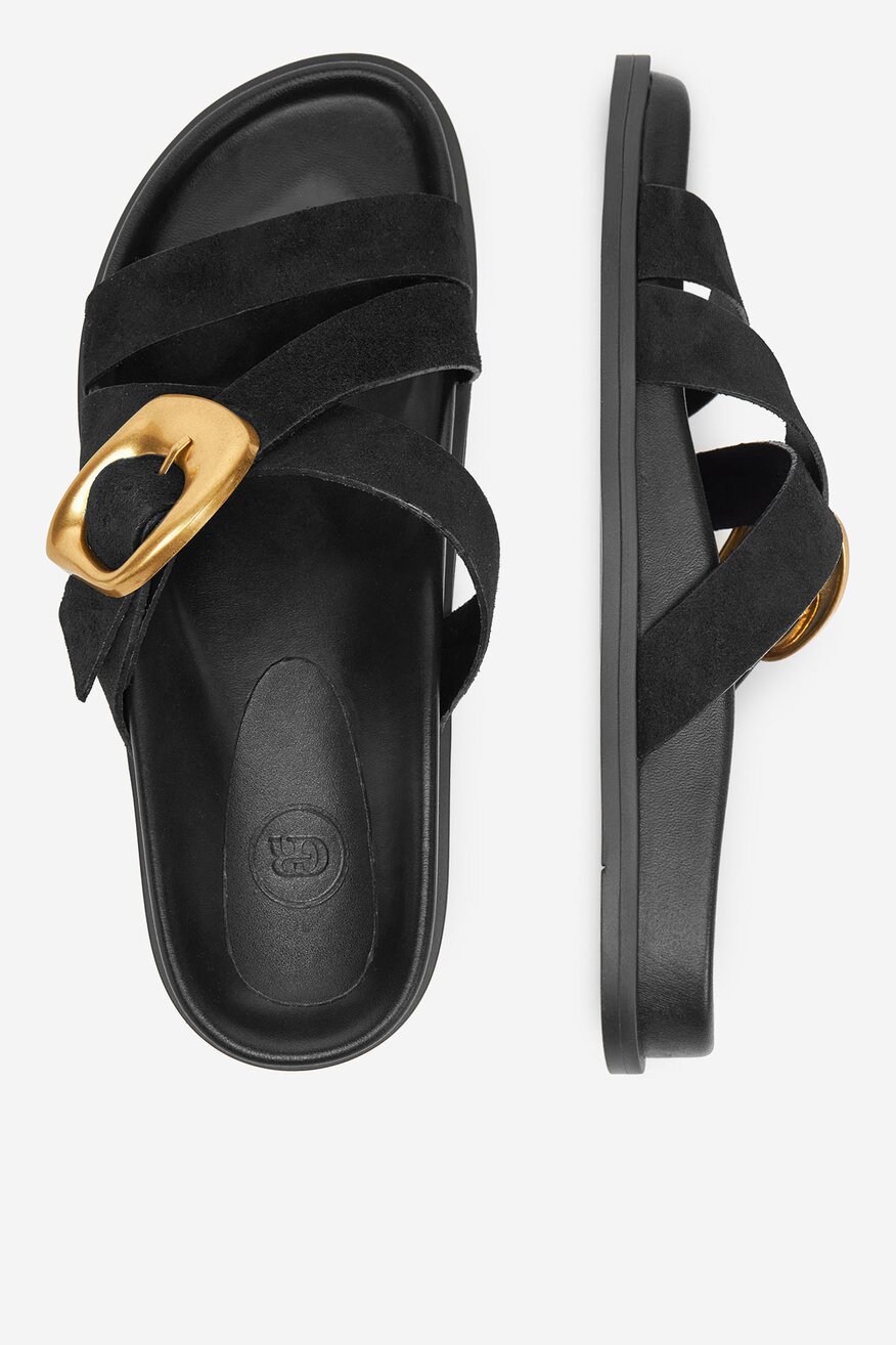 Șlapi Gino Rossi NEGRU - 5906751056776