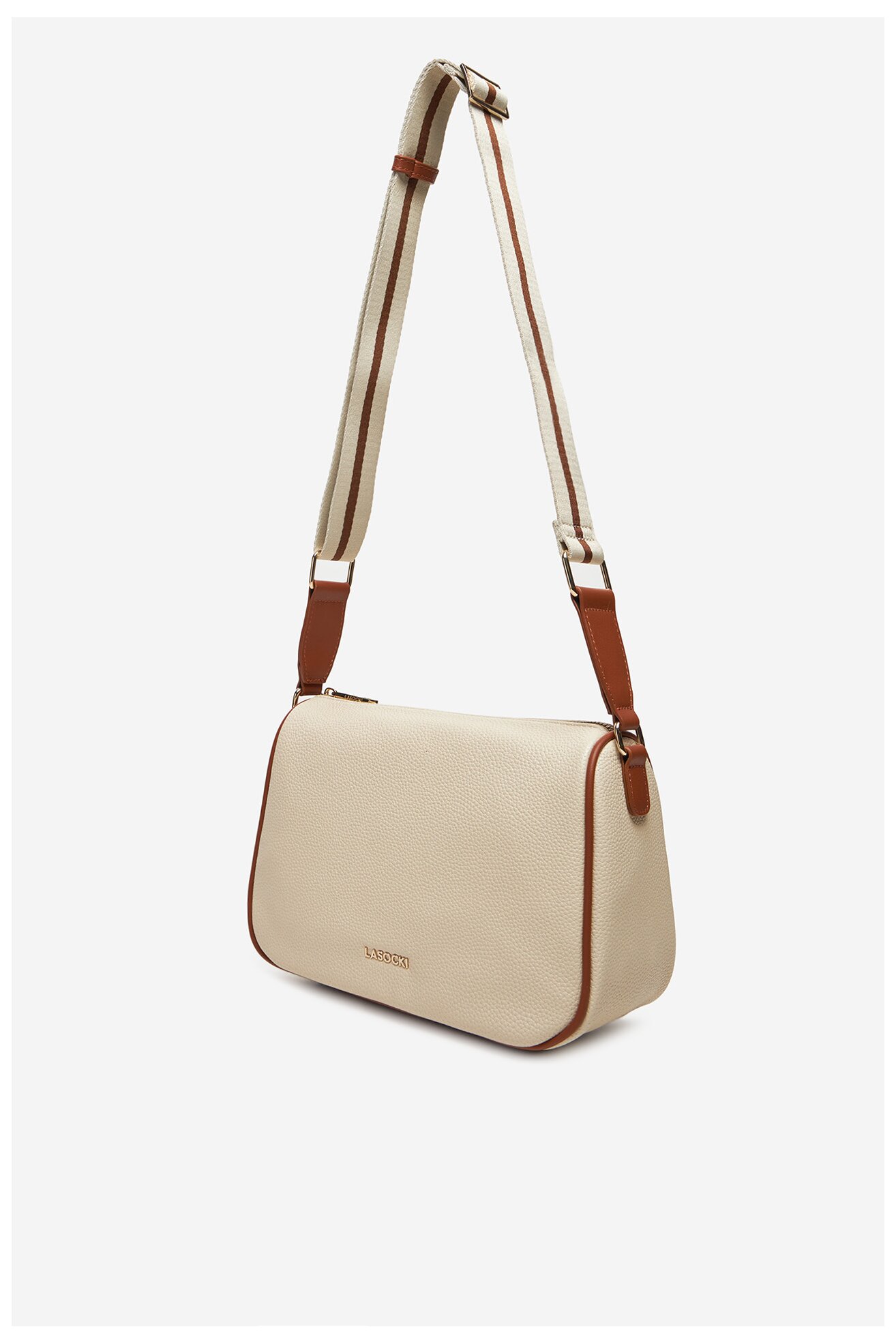 Kézitáska Lasocki LSK-O-006-07 CSONTSZÍNŰ