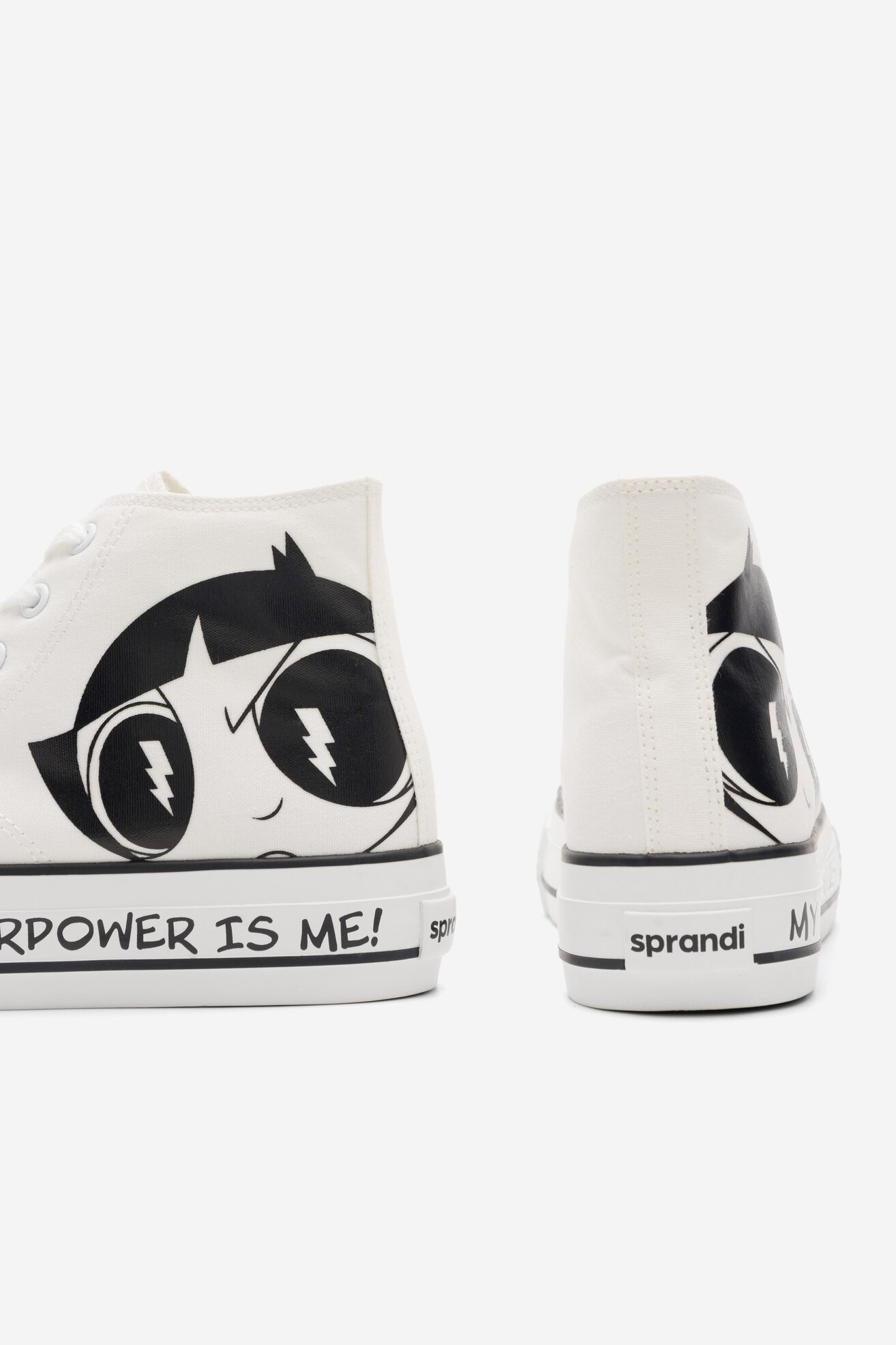 Trampki Sprandi GP40-AW23-116WBPPG Biały