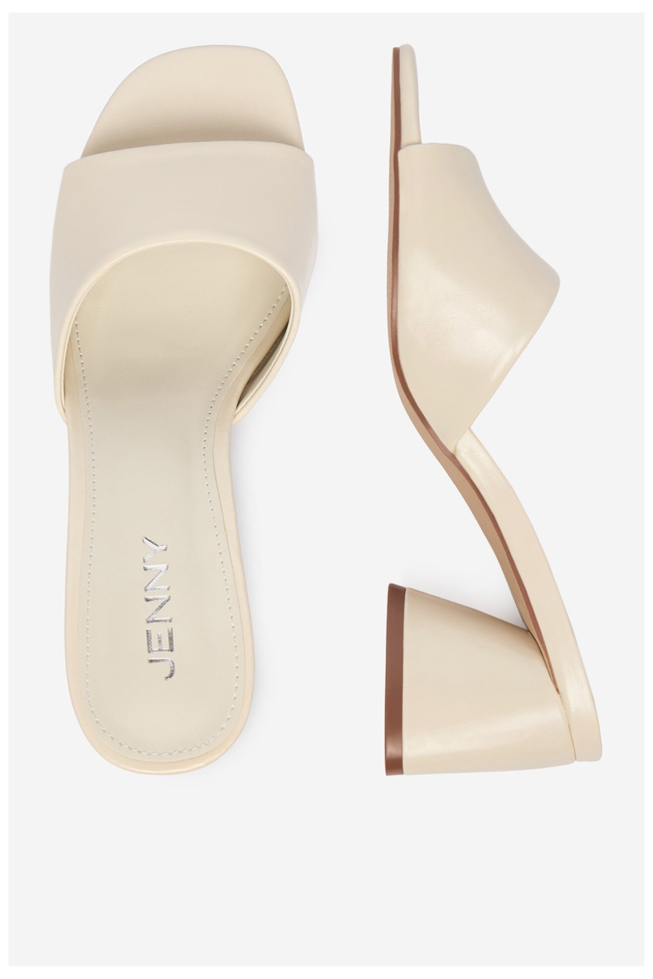 Klapki Jenny CEO-TS6251-01 Kremowy