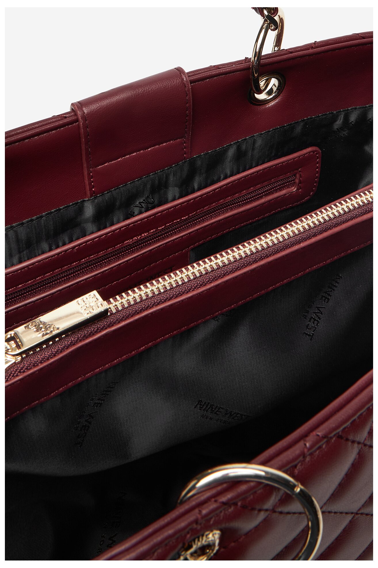 Kabelka NINE WEST CEO-IDAHO-I-LDA8005 BORDÓ