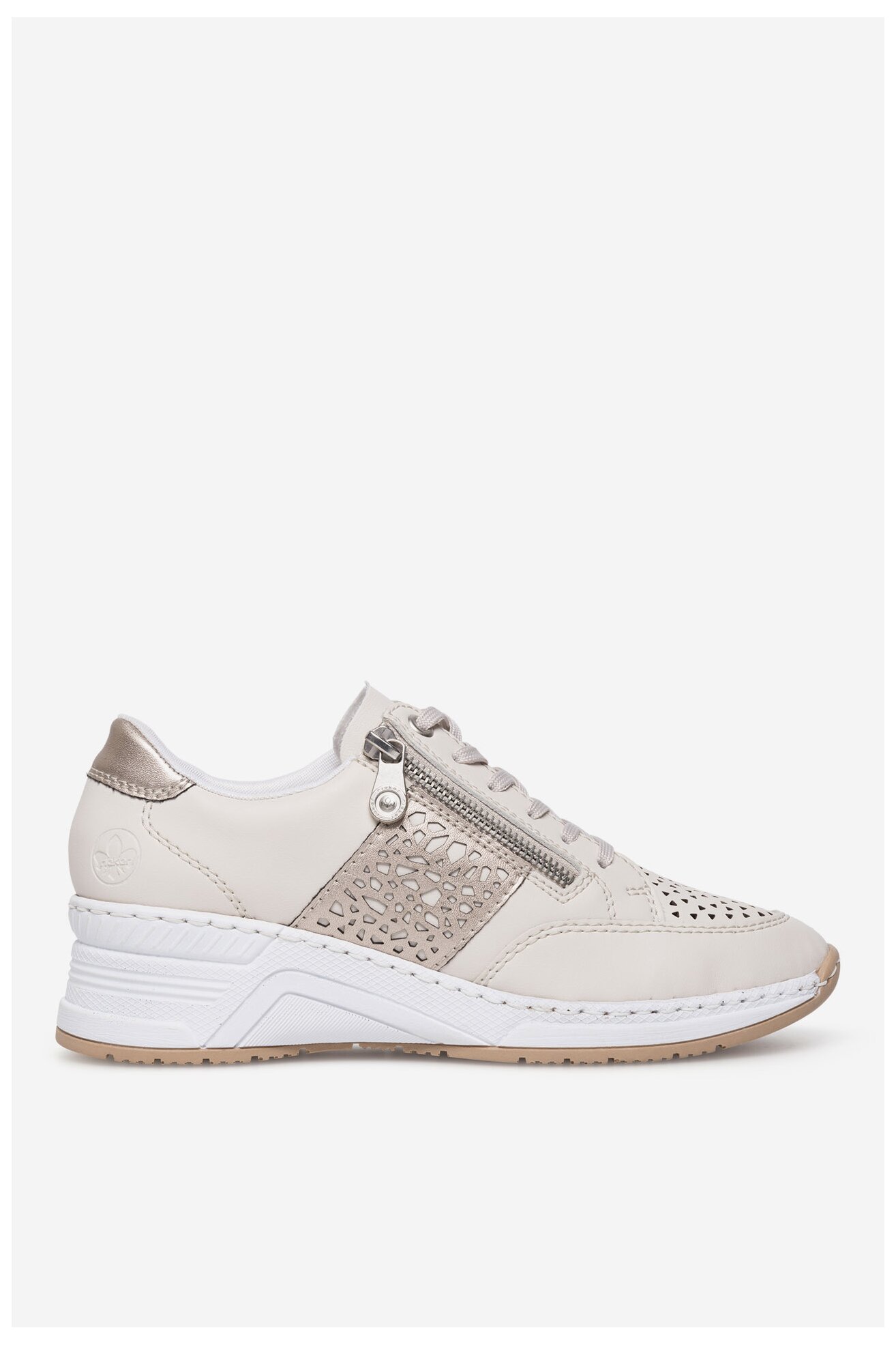 Sneakers Rieker N4344-60 Beżowy