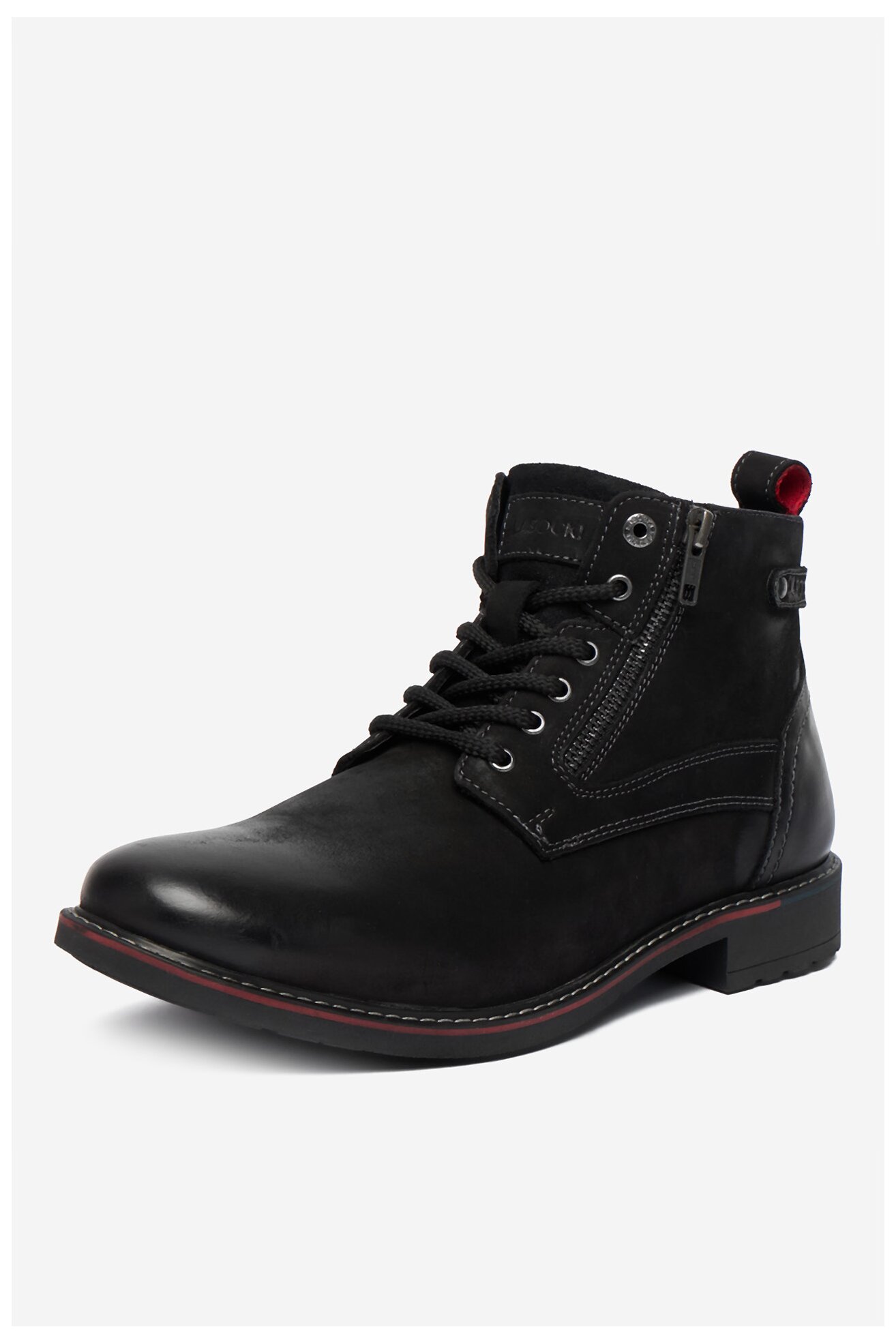 Šněrovací vyšší obuv Lasocki CEO-JUAN-04 MI18 ČERNÁ