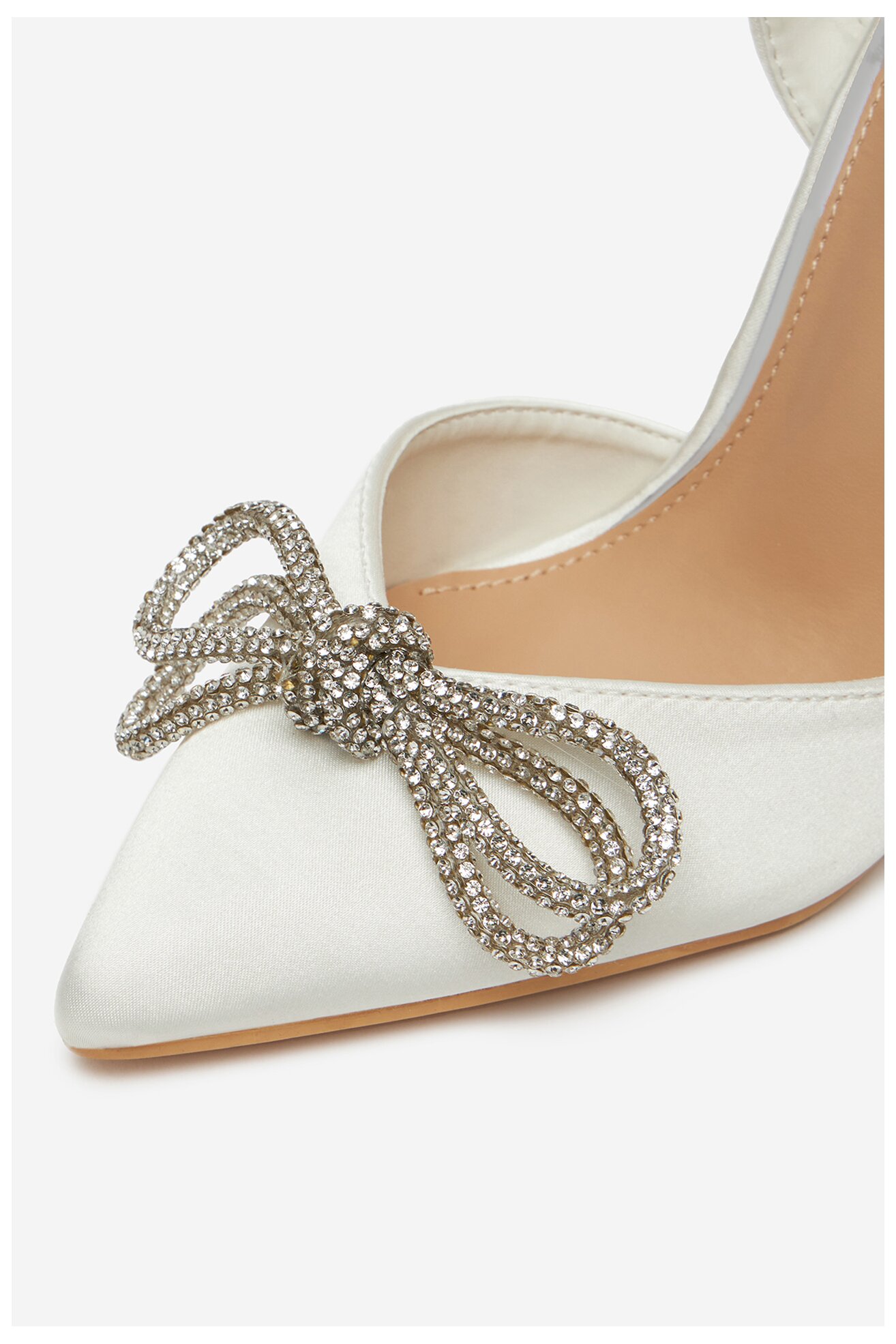 Pantofi cu toc DeeZee F92831-8 ALB