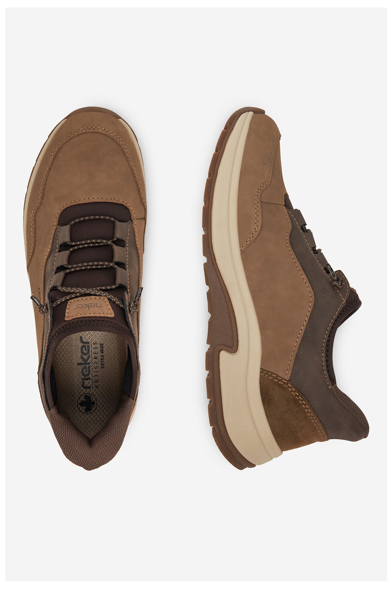 Patike Rieker 11055-25 TAMNO BEŽ