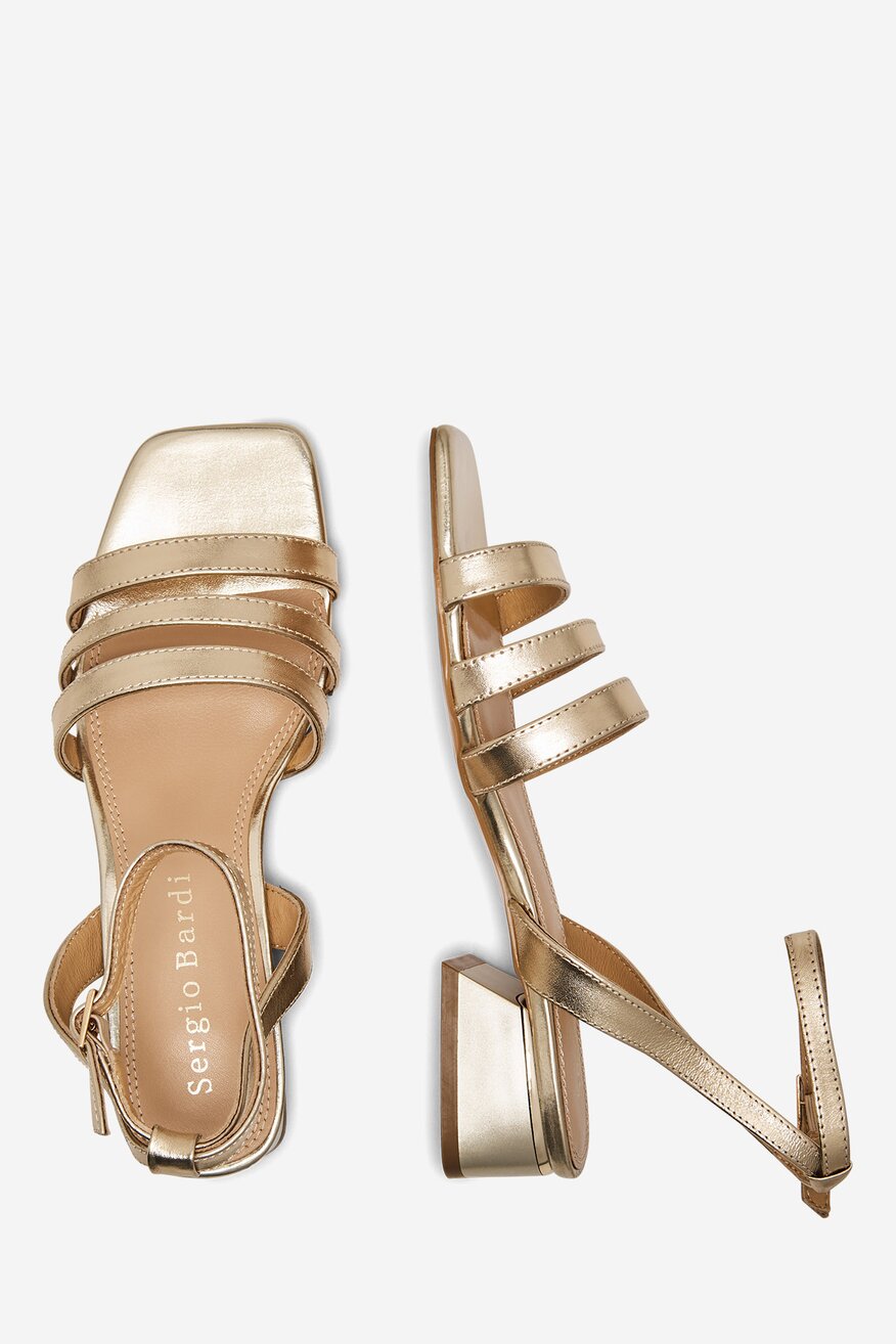 Сандали Sergio Bardi ЗЛАТИСТ - 5905588329534