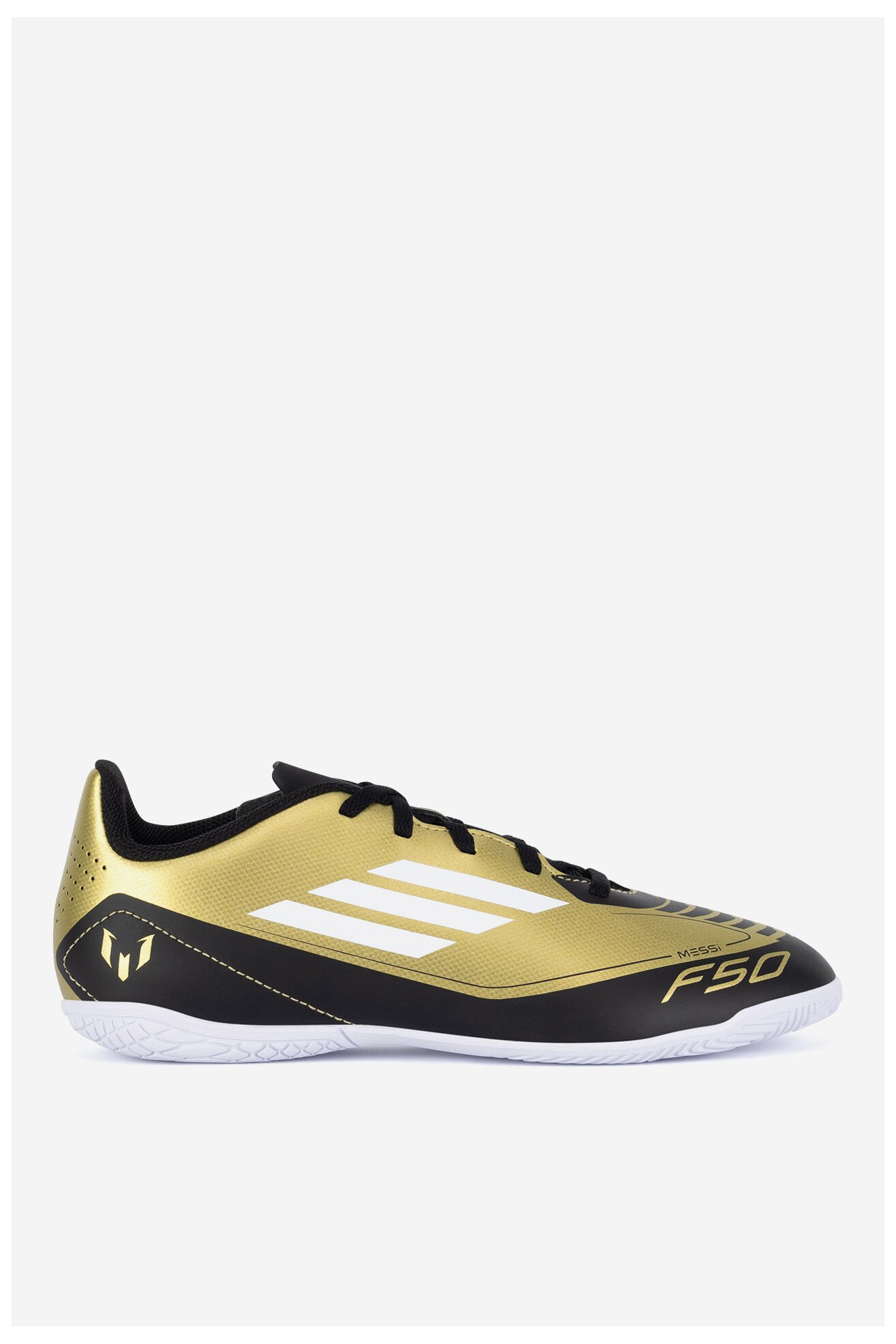 Obuwie sportowe adidas F50 CLUB IN J MESSI IG9326 Złoty