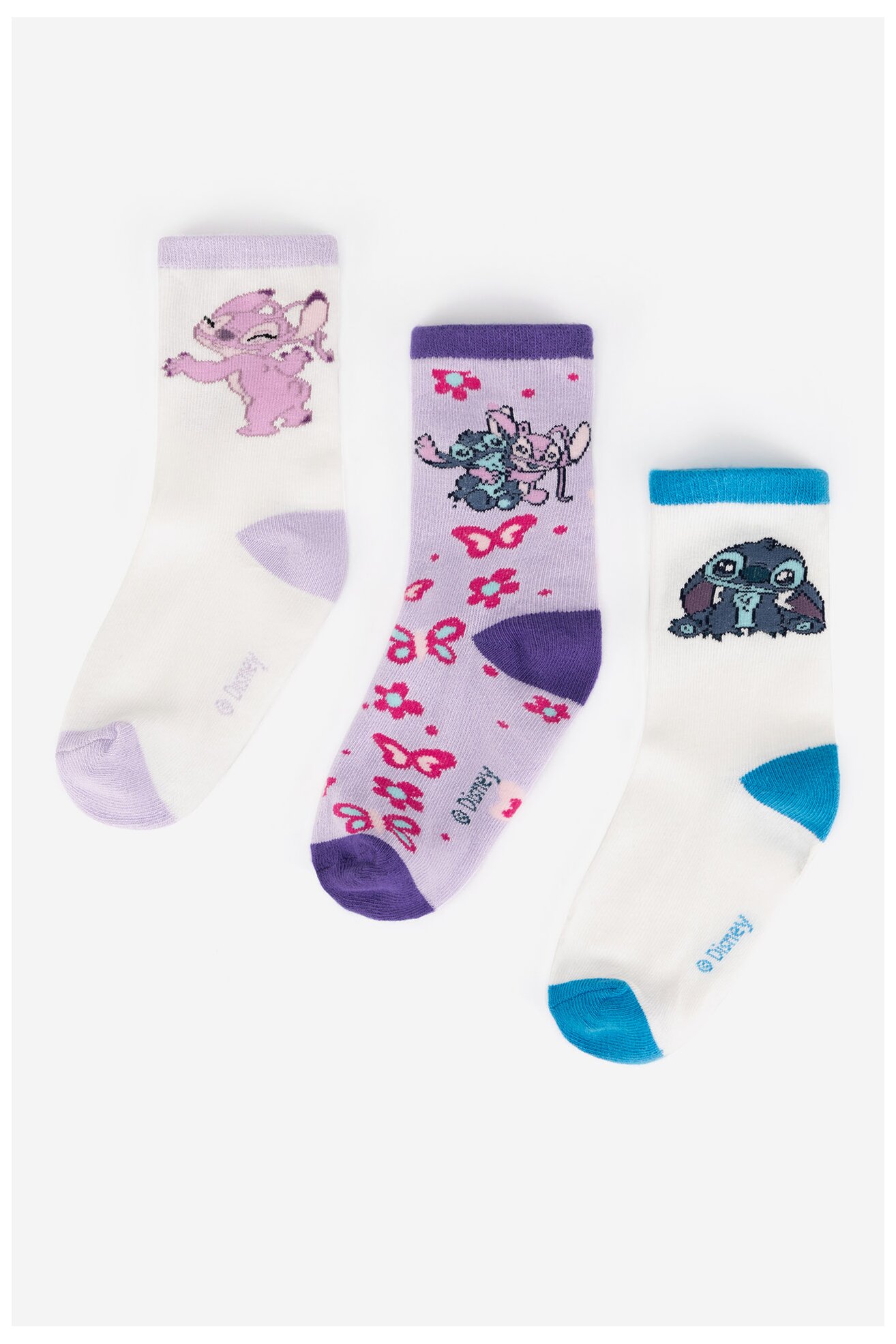 Skarpetki Disney Classics ACCCS-AW24-301DCLS (3-PACK) Fioletowy