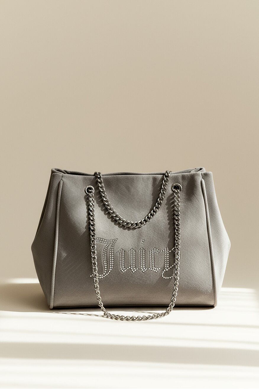 
                Дамска чанта Juicy Couture СИВ - 5906751323366