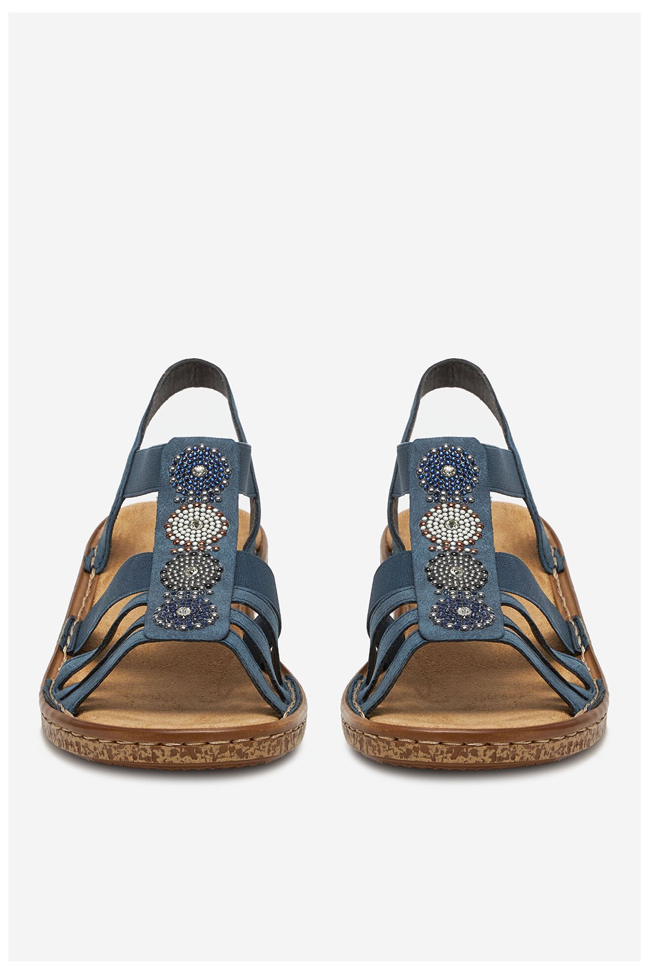 Сандали Rieker 628G9-16 ТЪМНОСИН