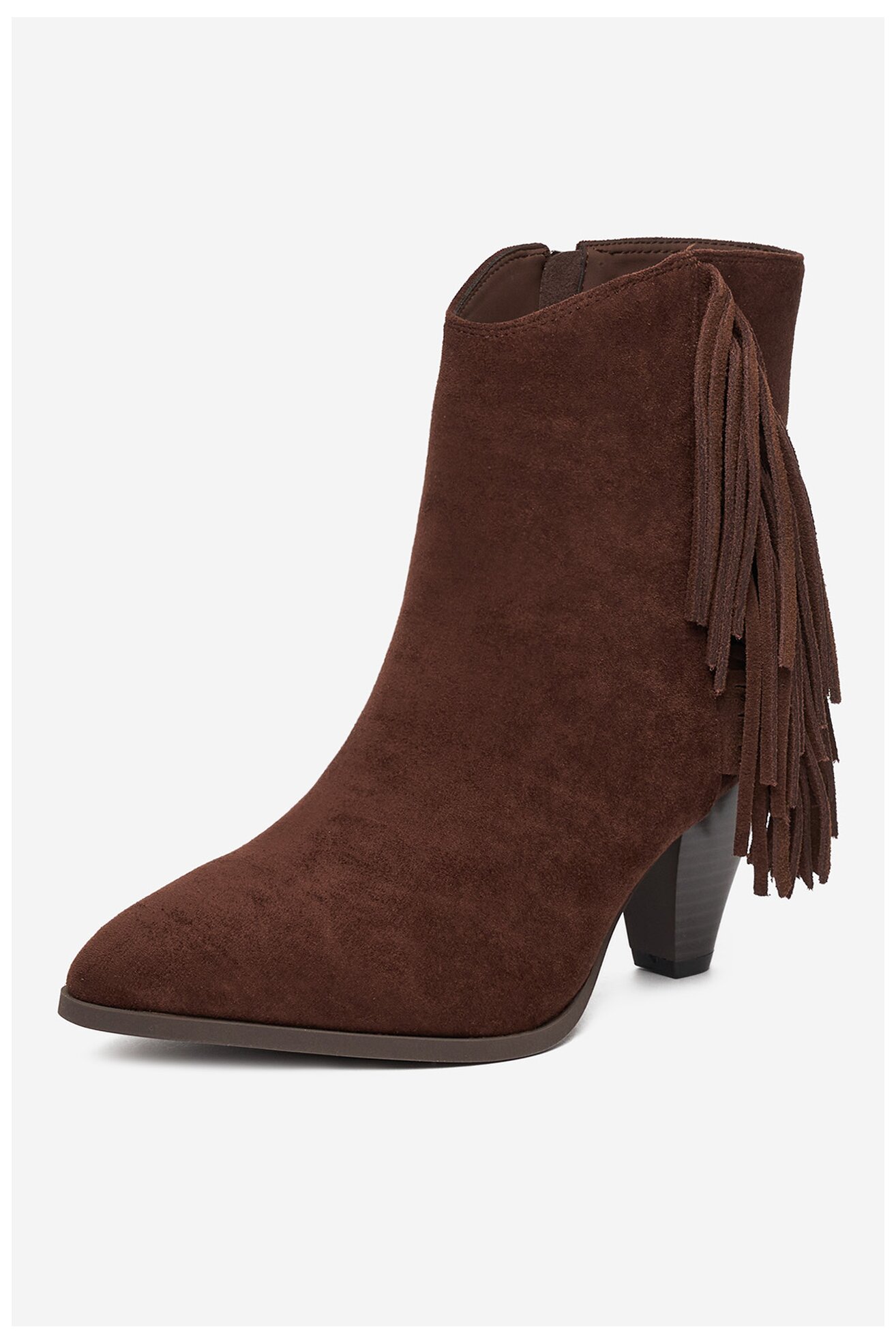 Kotníková obuv DeeZee CEO-R25AW09076 HNĚDÁ