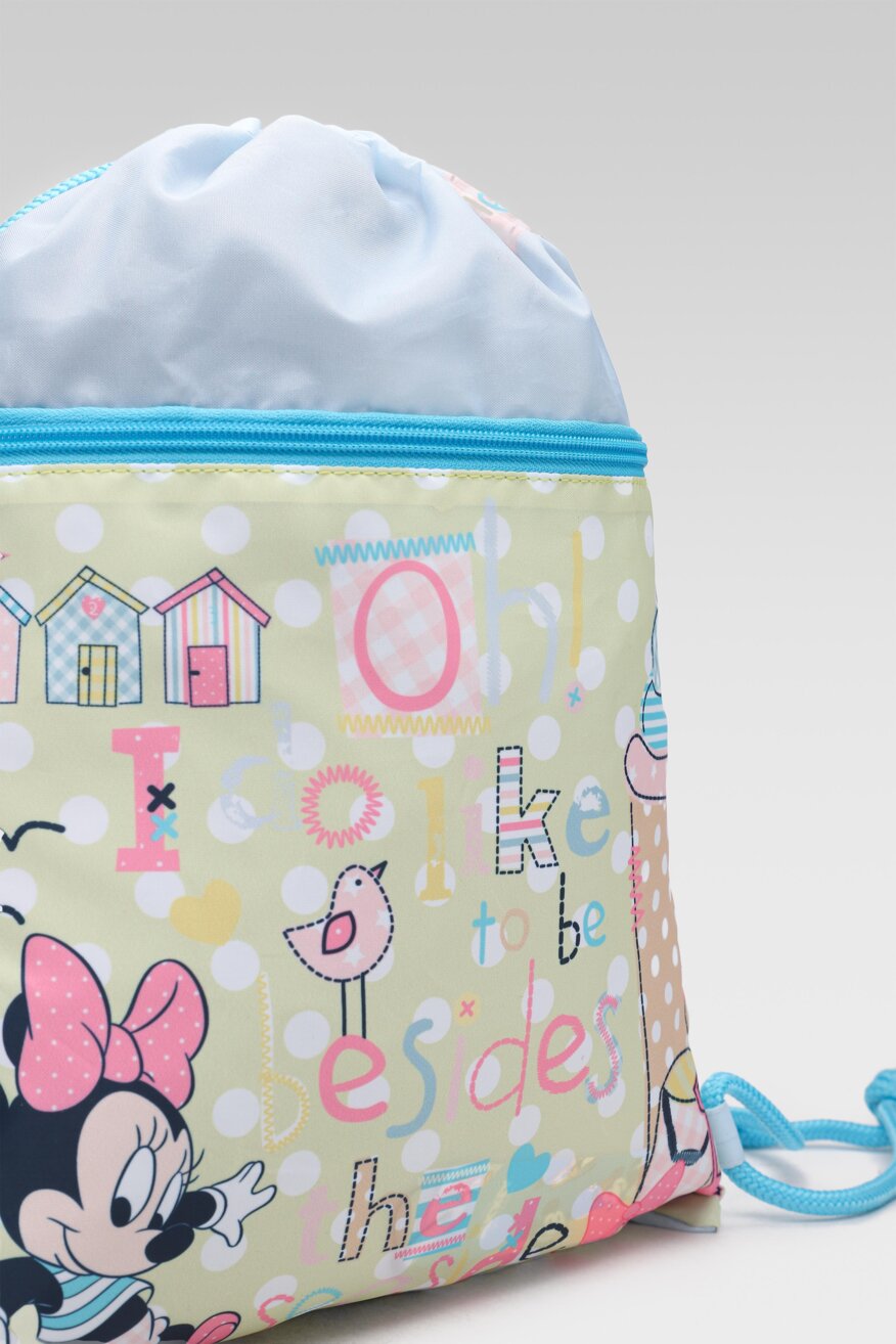 
                Minnie Mouse - Worek z printem niebieski - 5903698656809