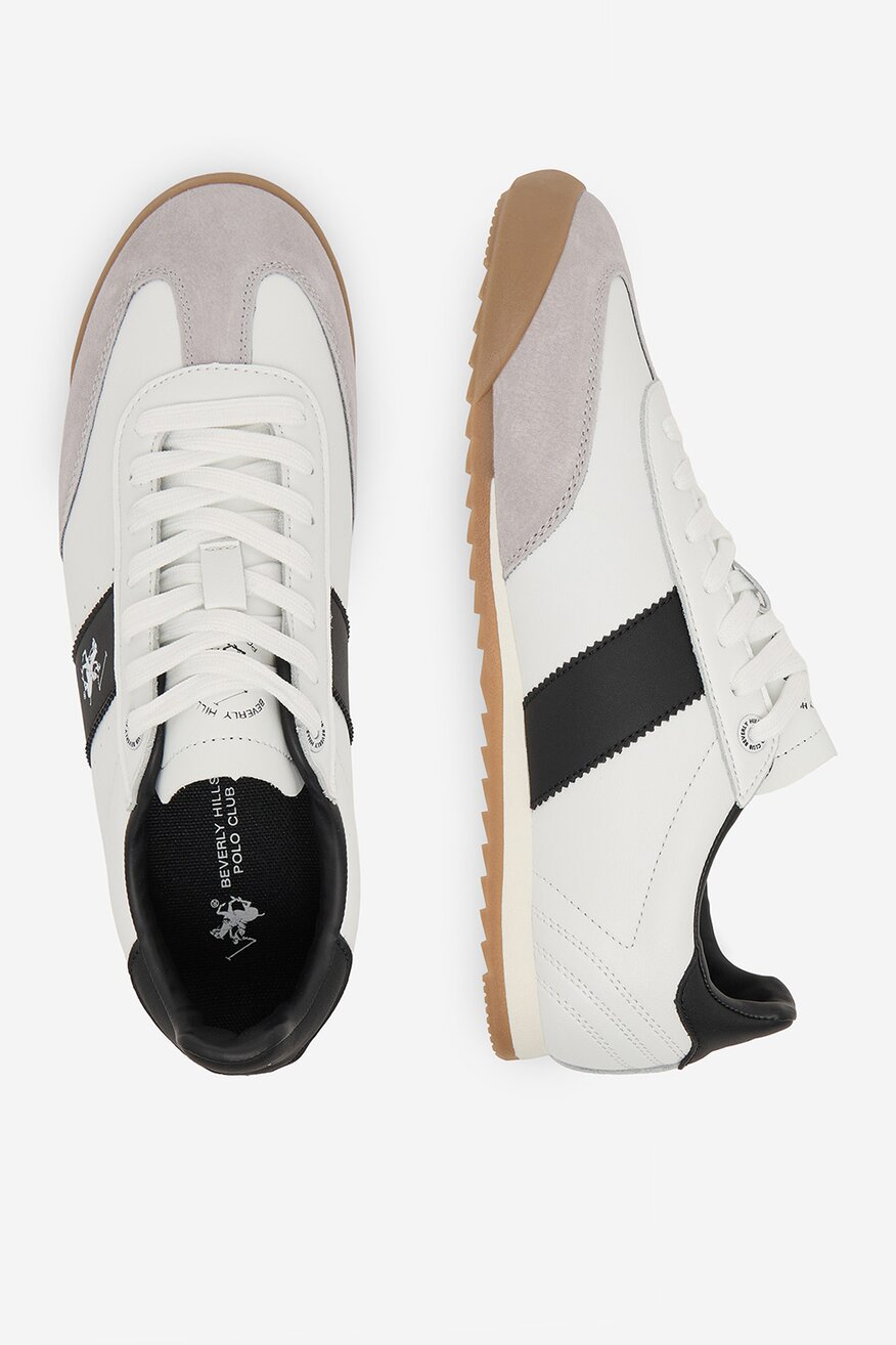 
                Beverly Hills Polo Club - Sneakersy skórzane - 5906751988169