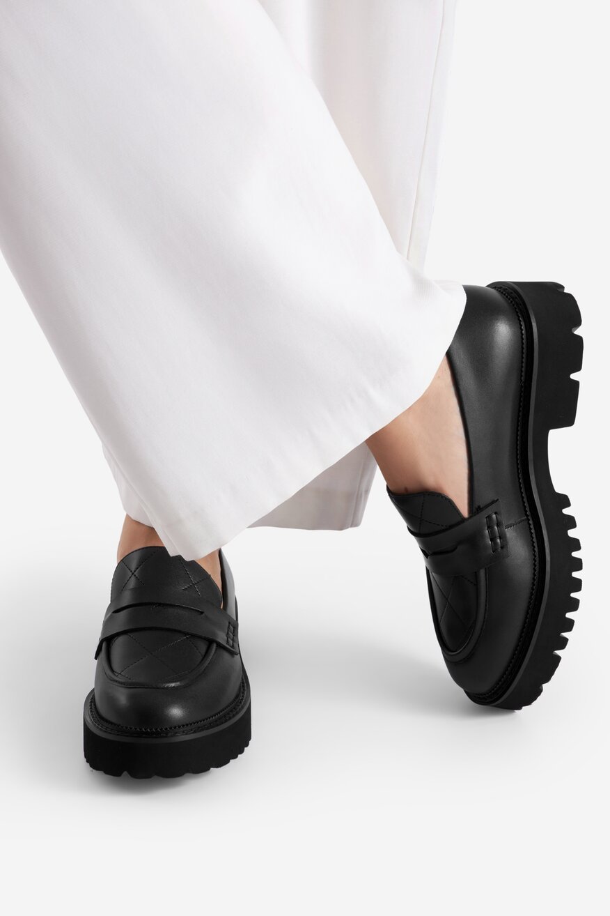 Badura - Loafersy skórzane - 5905588955887