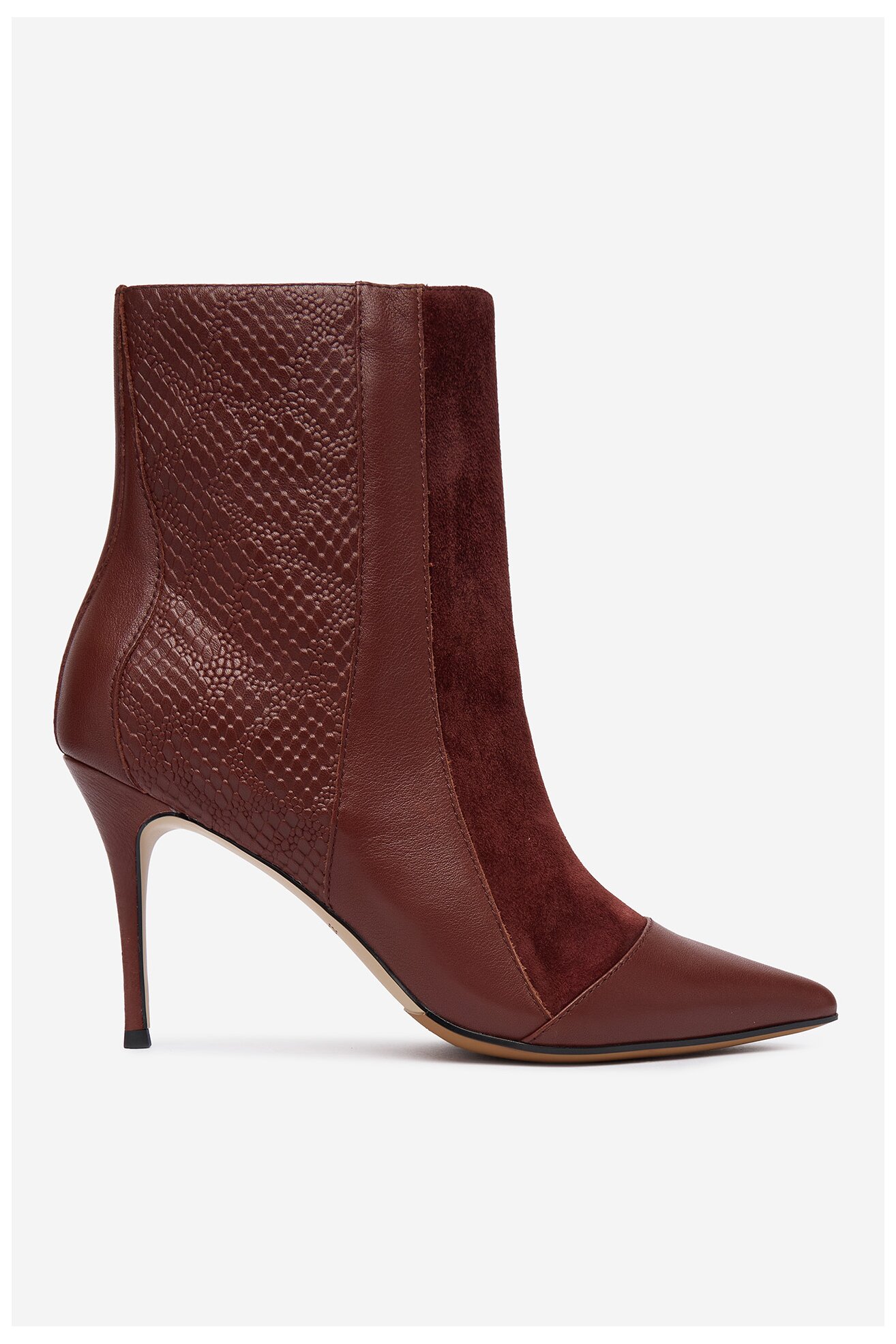 Kotníková obuv EVA MINGE EO-DELLA-GLC9036-5.5-888 BORDÓ