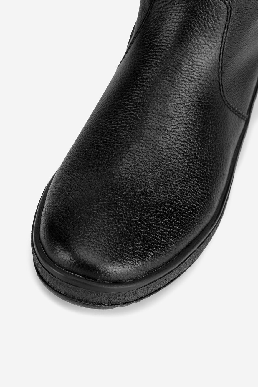 
                Rieker - Kozaki skórzane ocieplane - 2230068926501