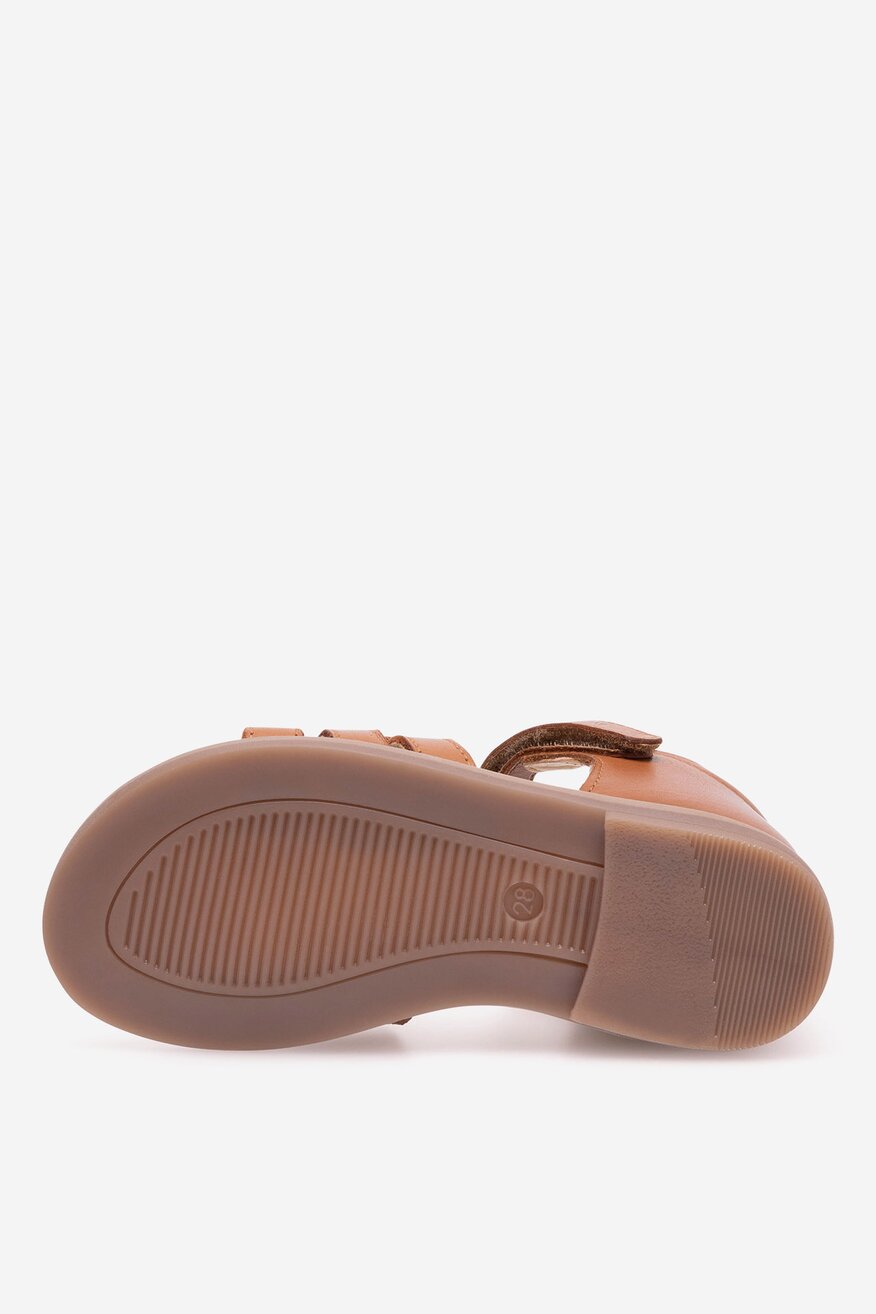 Lasocki Kids - Sandały skórzane na rzepy - 5905588571025