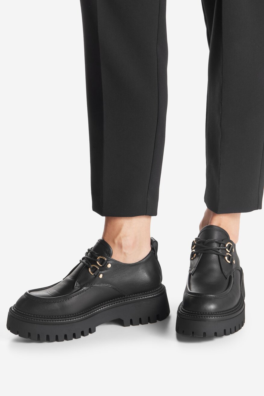 Badura - Półbuty skórzane - 5905588787075