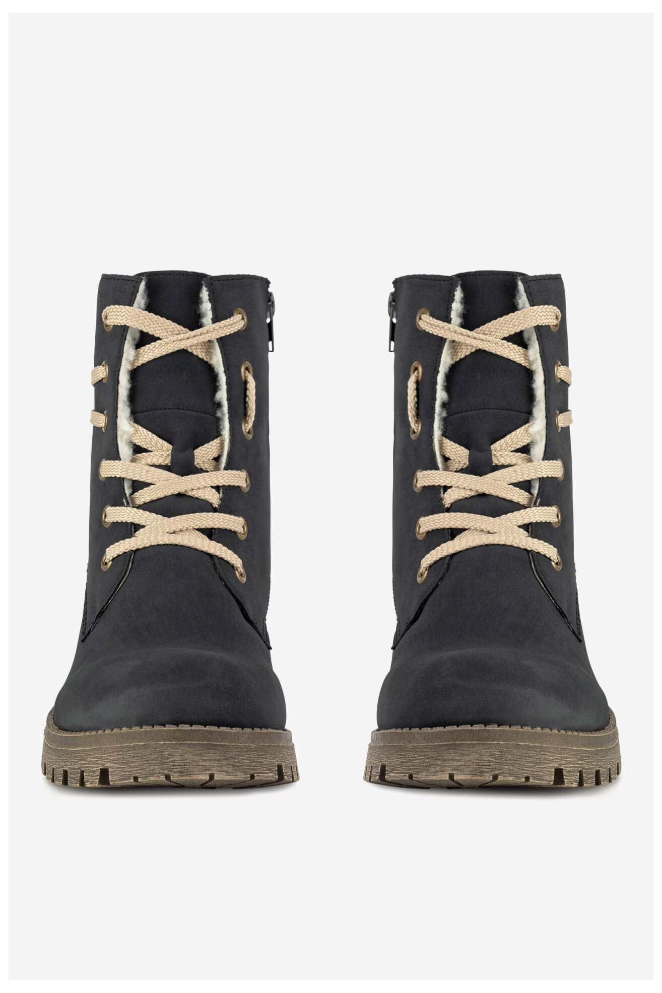 Bocanci Rieker 78550-14 ALBASTRU