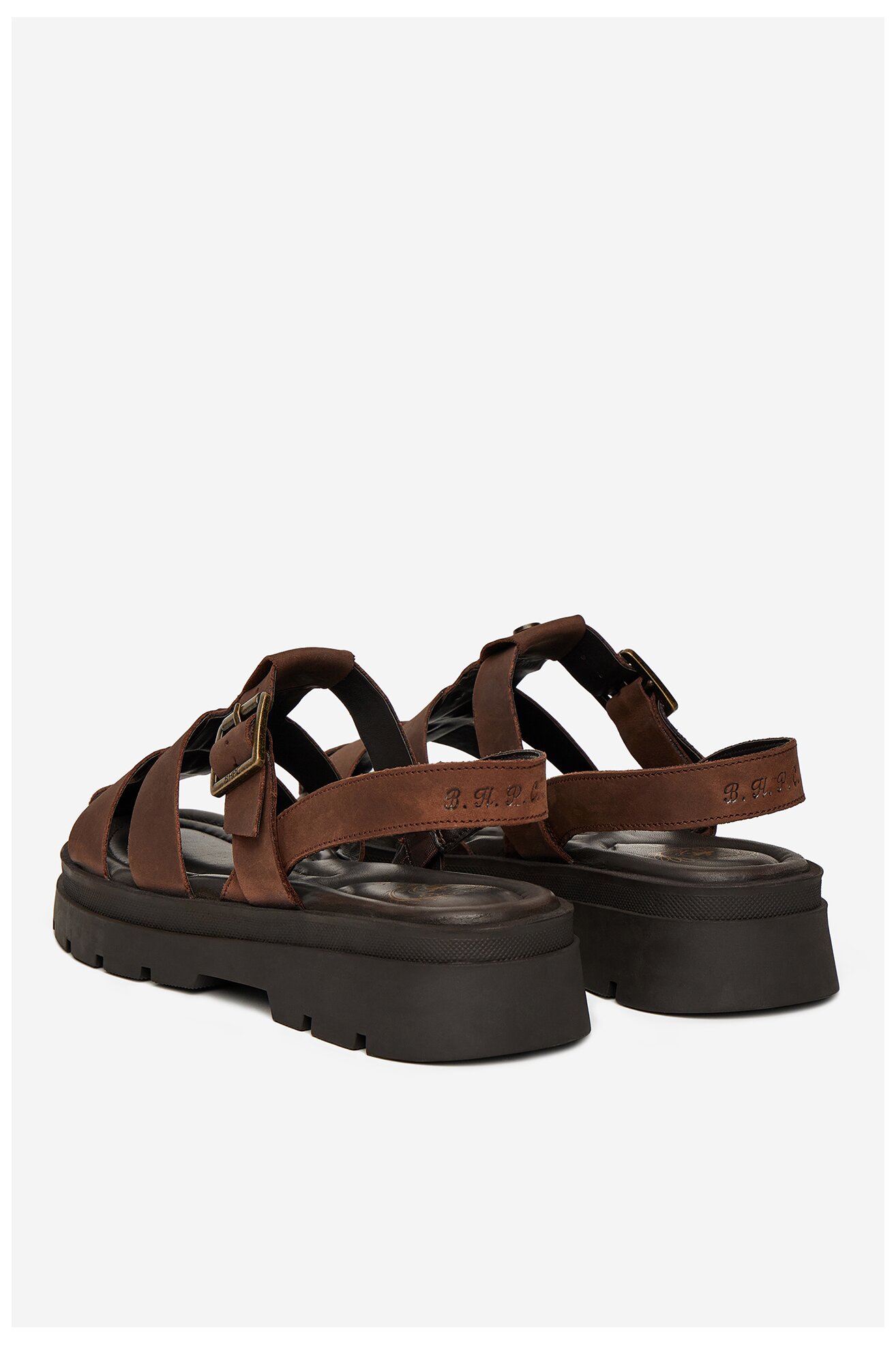 Sandały Beverly Hills Polo Club WI34-HARPER-02 Brązowy