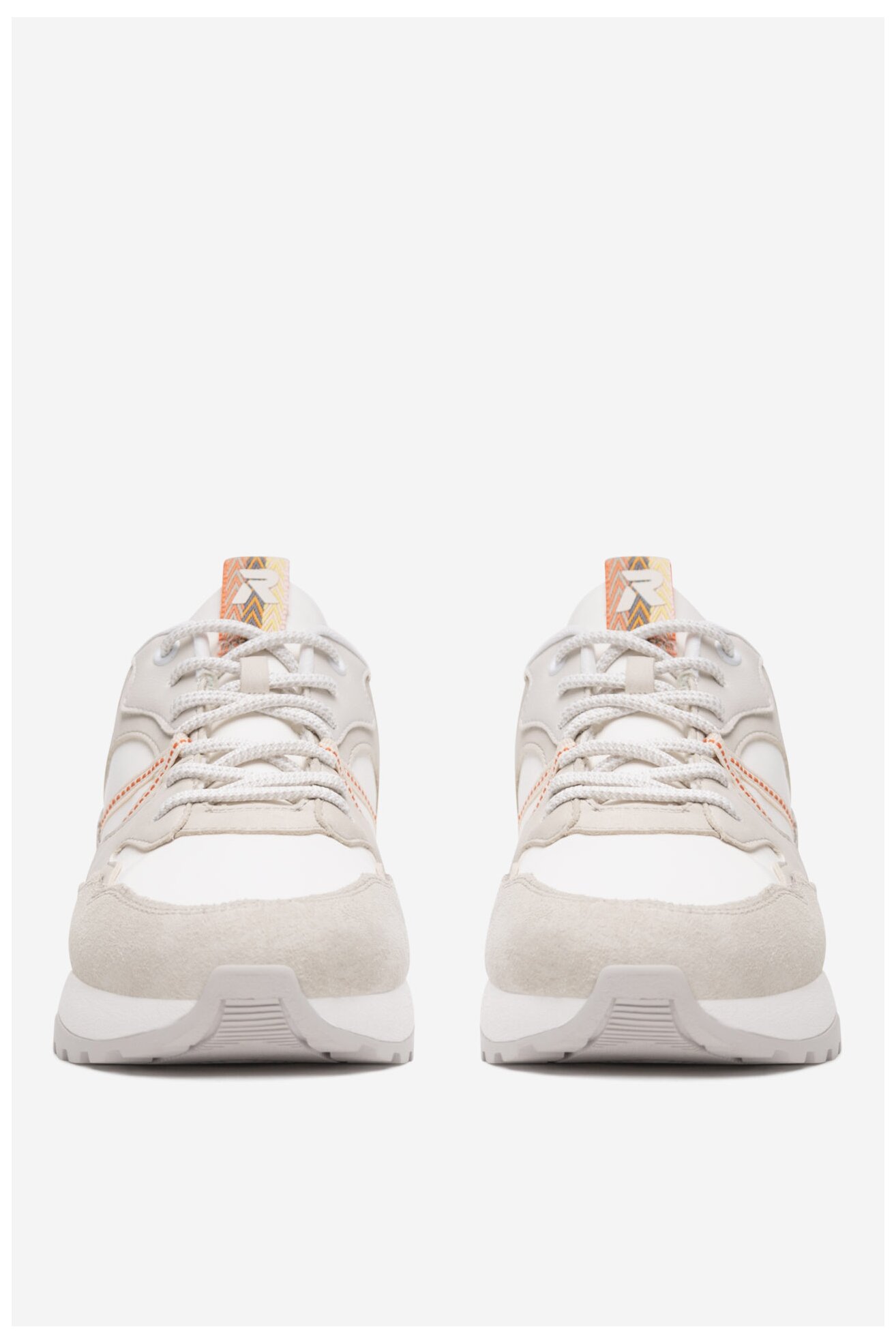 Sneakers Rieker Revolution Lifestyle W2501-80 Beżowy jasny