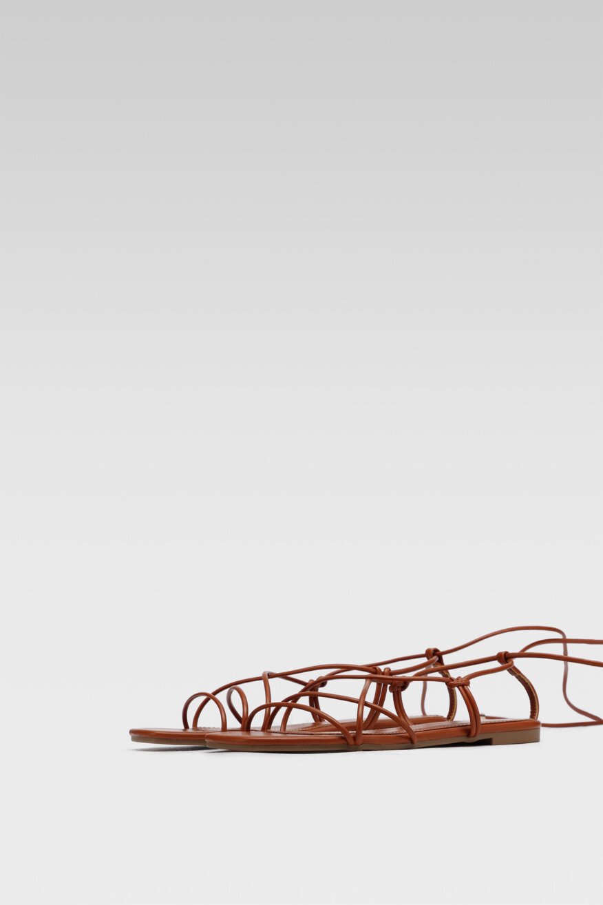 
                Jenny Fairy - Sandały rzymianki brązowe - 5903698672922