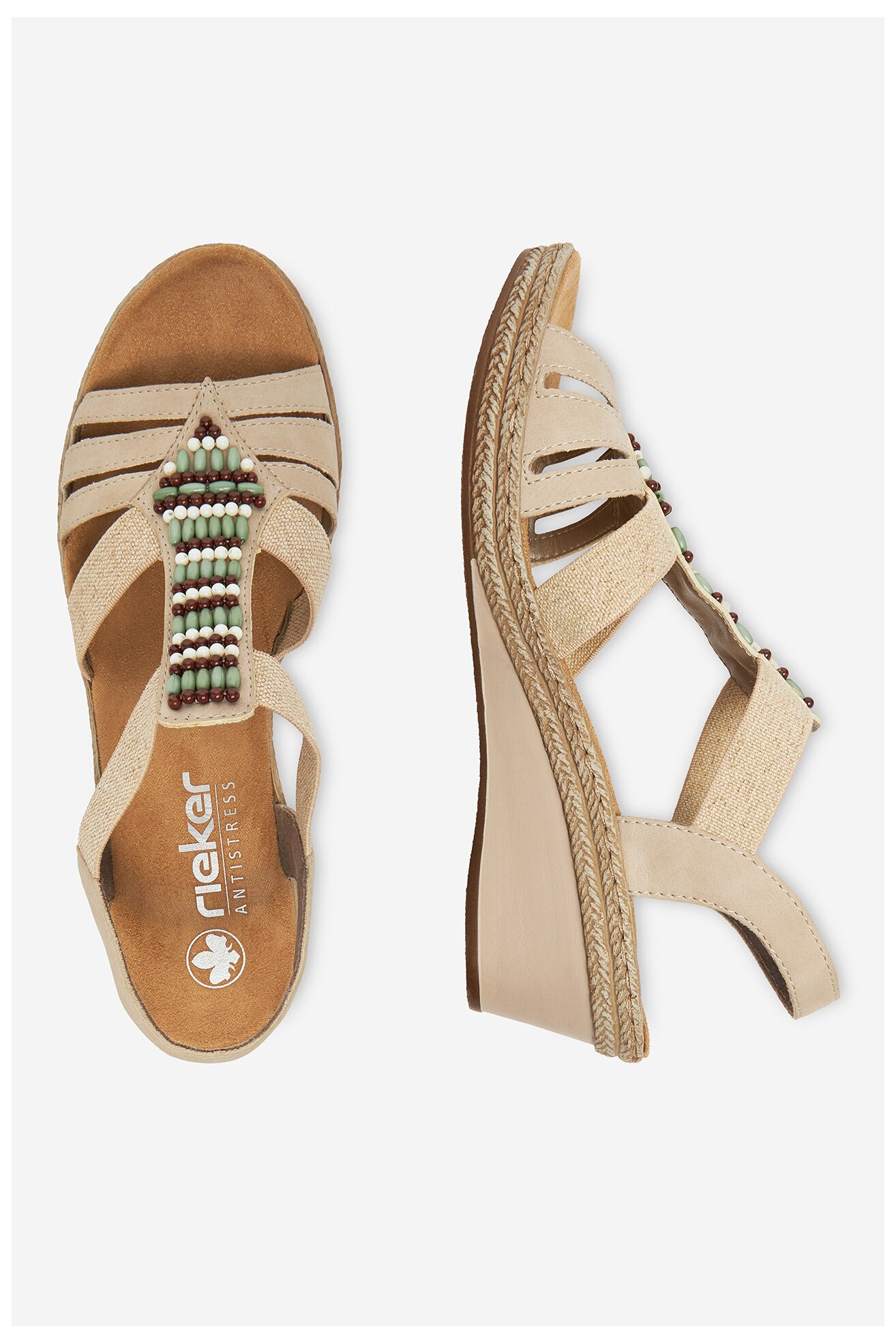 Szandál Rieker V2451-62 BÉZS