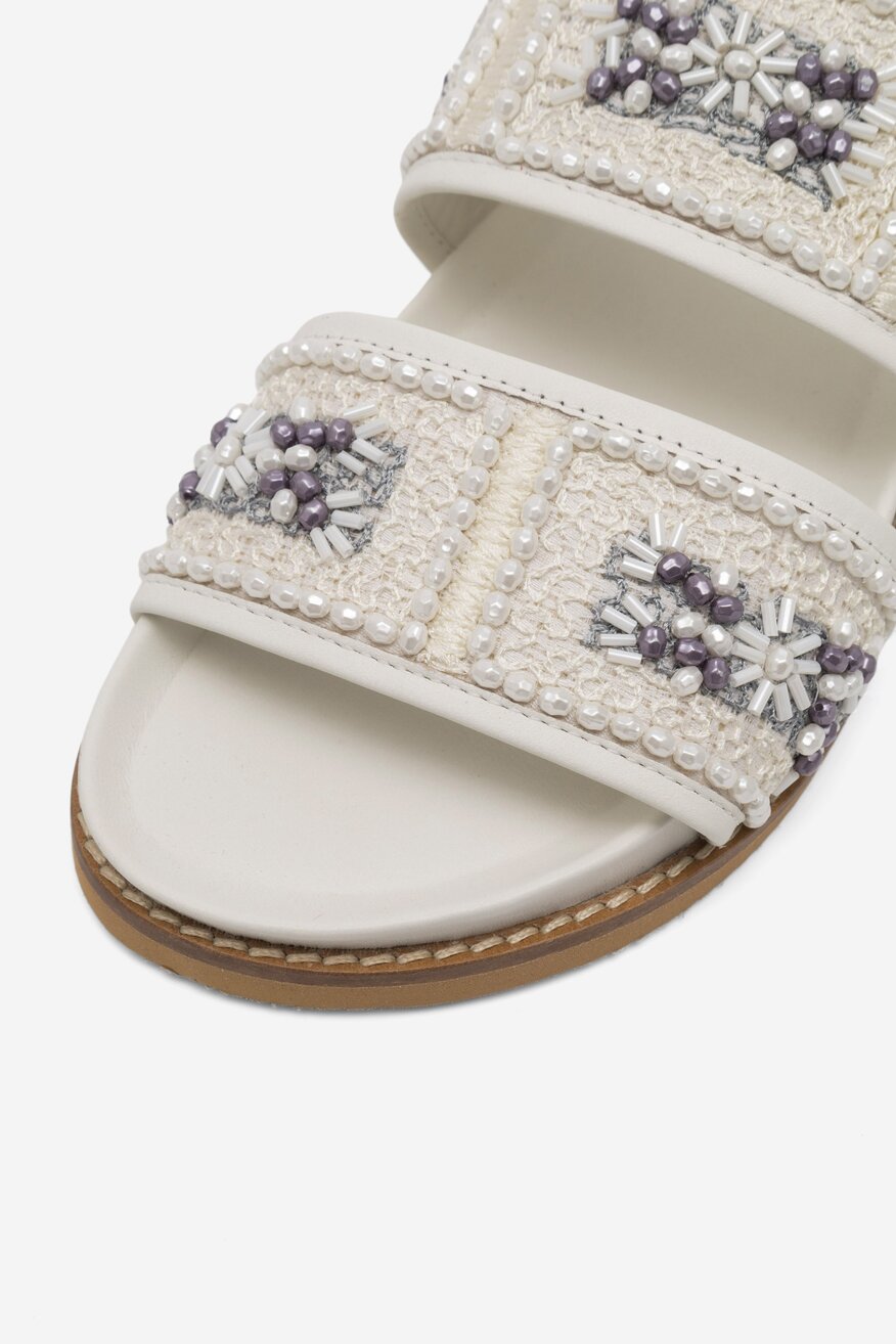 SAM EDELMAN - Klapki skórzane - 2230042238347