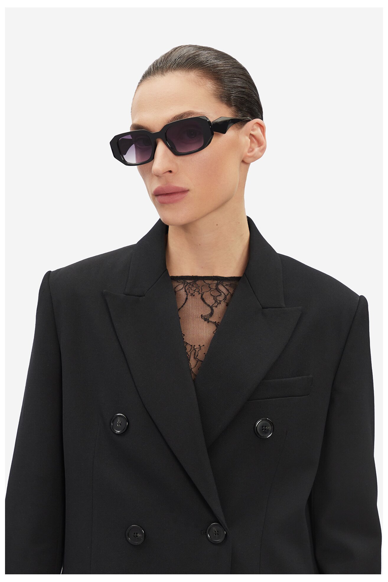 Ženske sunčane naočare Jenny 4WF-012-SS25 CRNA