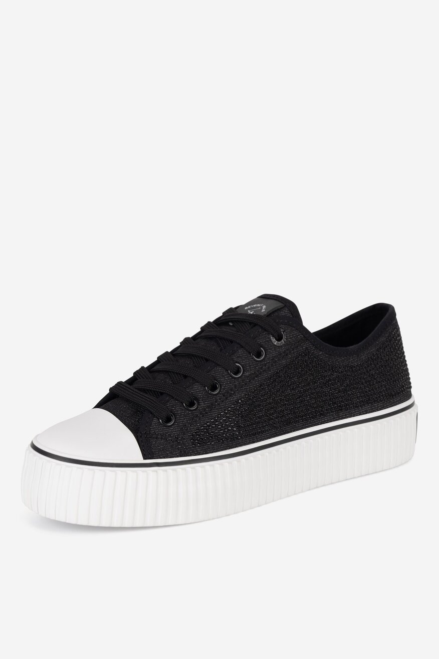 Pantofi pânză Beverly Hills Polo Club NEGRU - 5905588811244
