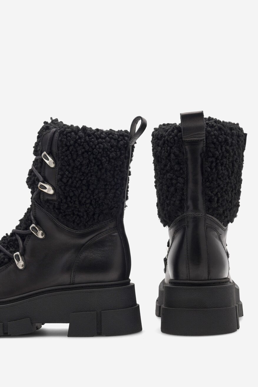 Badura - Trzewiki skórzane ocieplane - 5905588141211