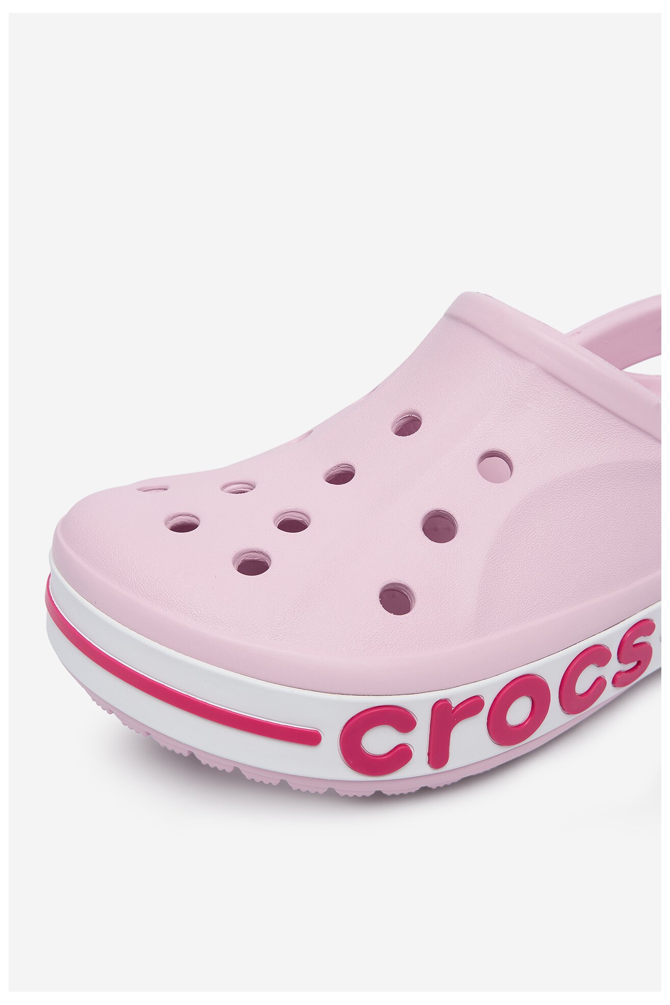 Klapki basenowe Crocs C-BAYABAND CLOG 205089-6TG W Różowy