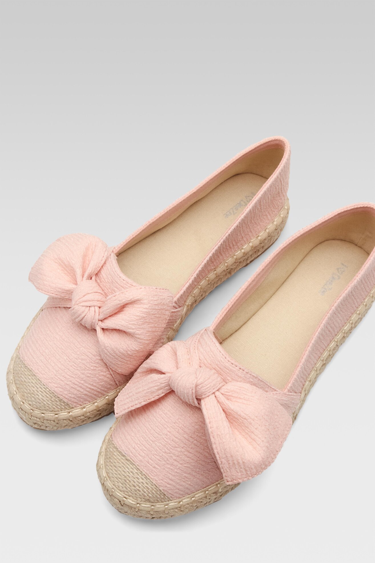 Espadryle DeeZee MARY JANE WS714-102 Różowy jasny