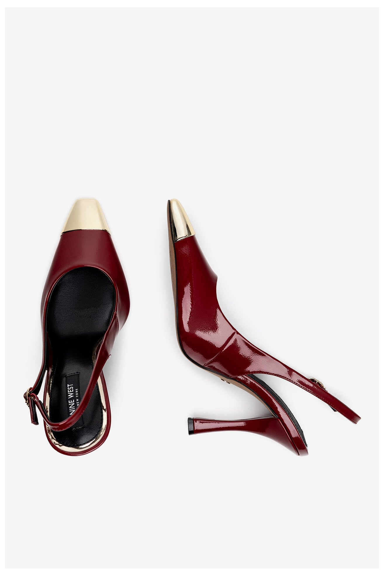 Körömcipő NINE WEST WFA3376-1 PIROS