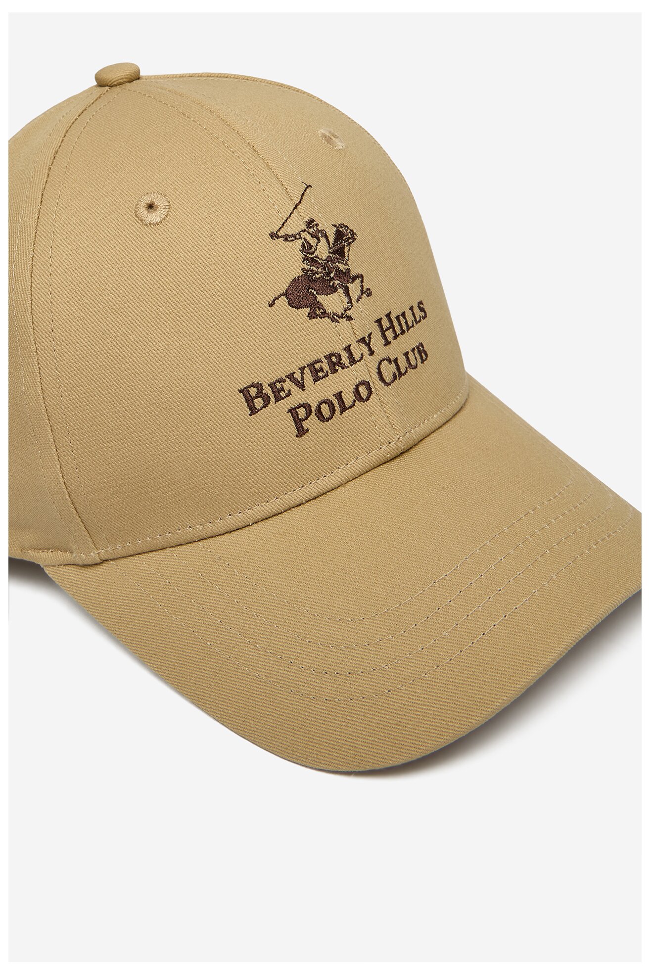 Kačket Beverly Hills Polo Club CWBEO-BHPC-U3-002-SS26 TAMNO BEŽ