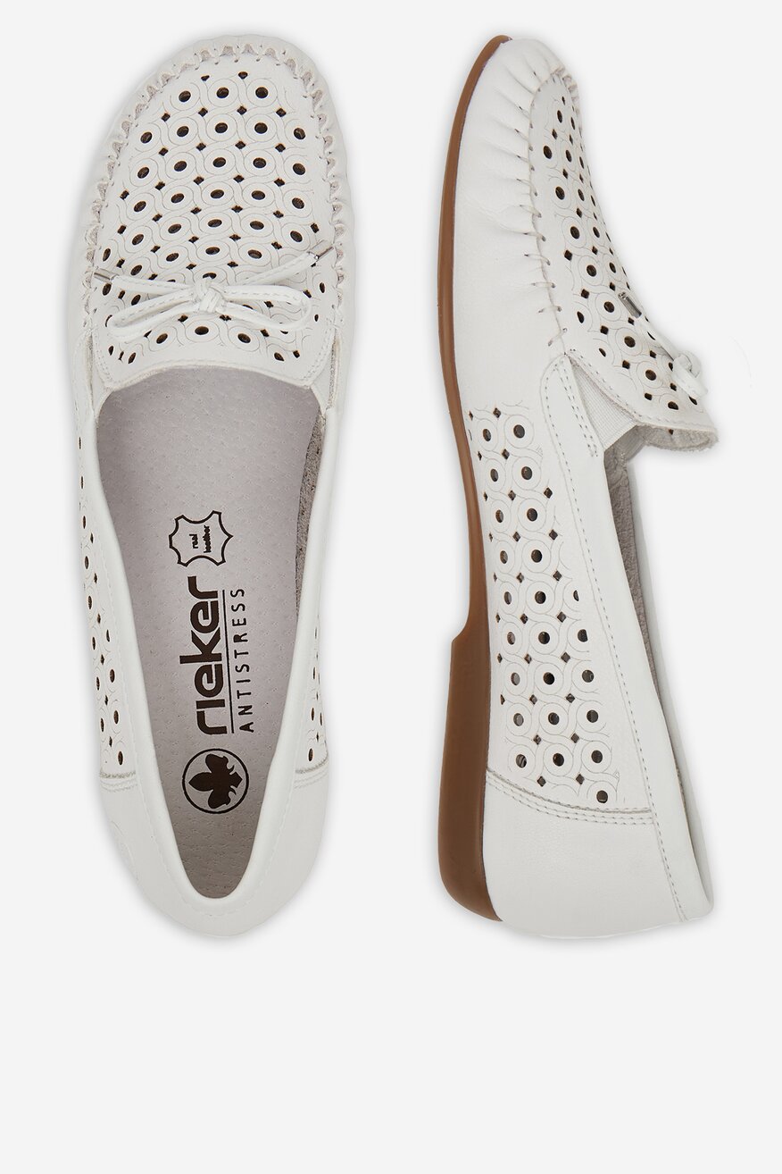 
                        Mokasyn Rieker CEO-L6352-80 Biały - 5906751769843