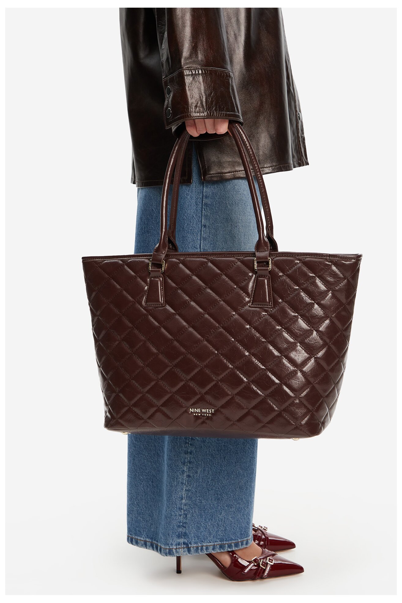 Сумка З Ремінцем NINE WEST CEO-LINDA-LA374-4064 КОРИЧНЕВИЙ