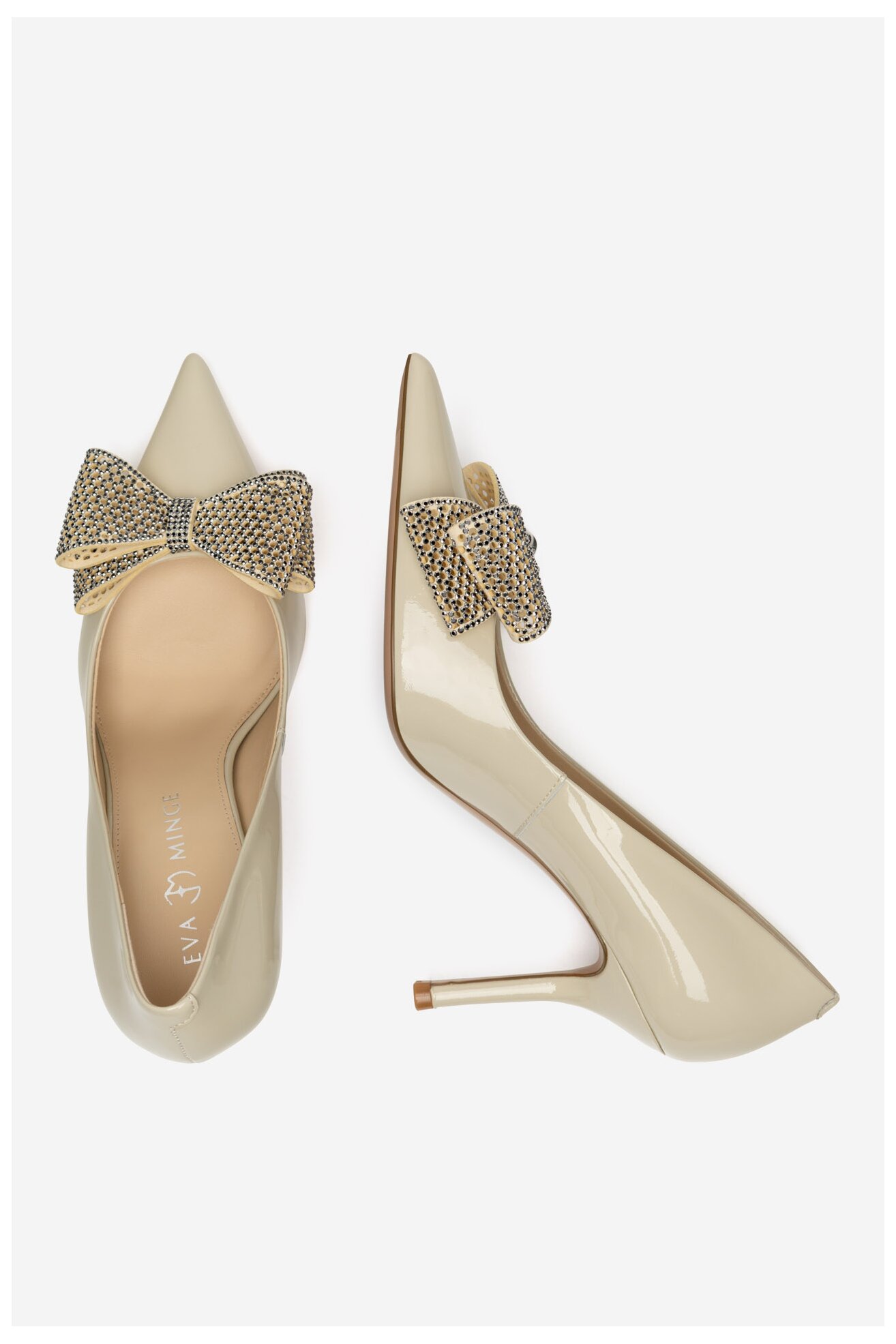 Czółenka EVA MINGE ANEMONE-V1892-116-2 Beżowy