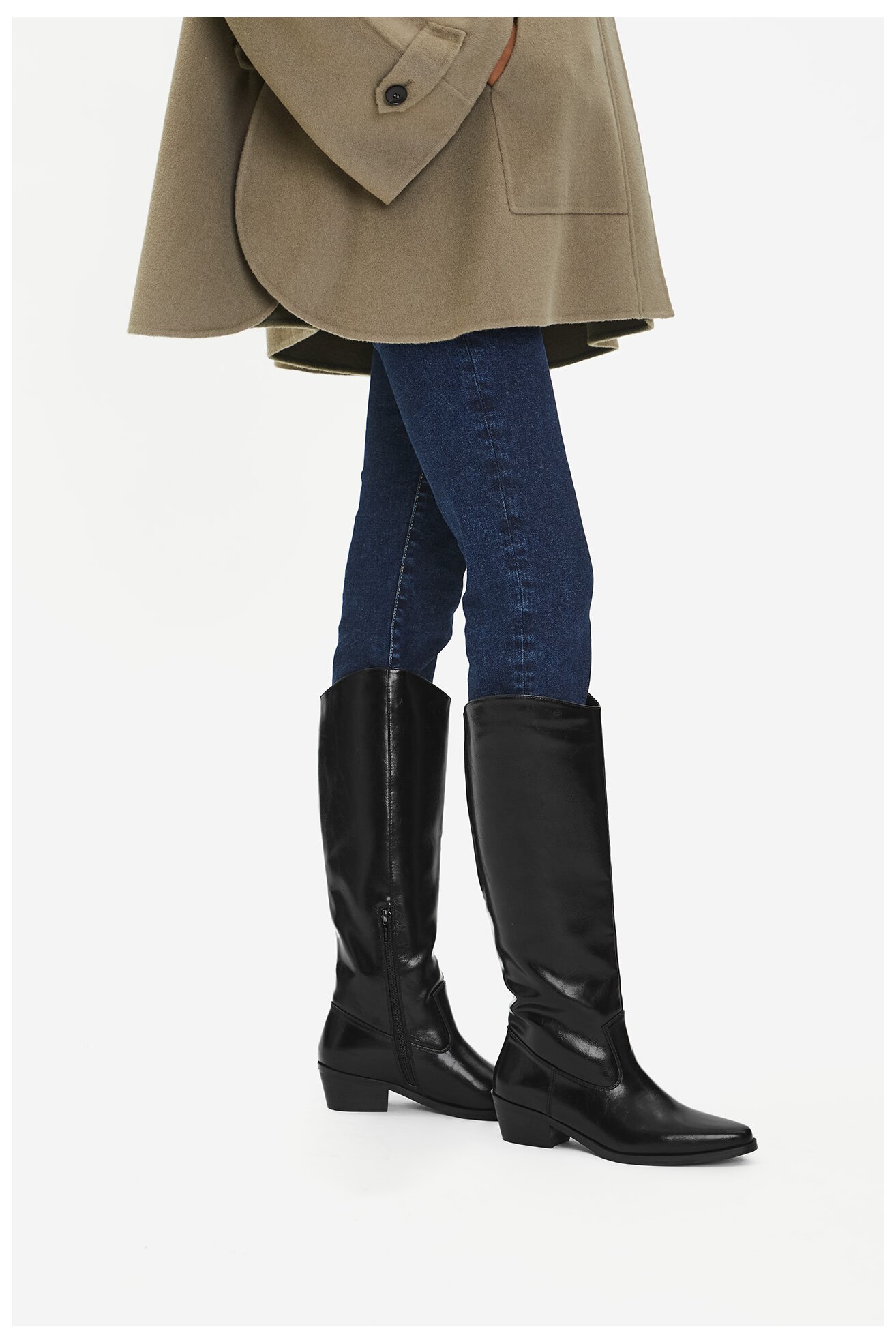 Csizma Jenny CEO-HY5869S-2 FEKETE