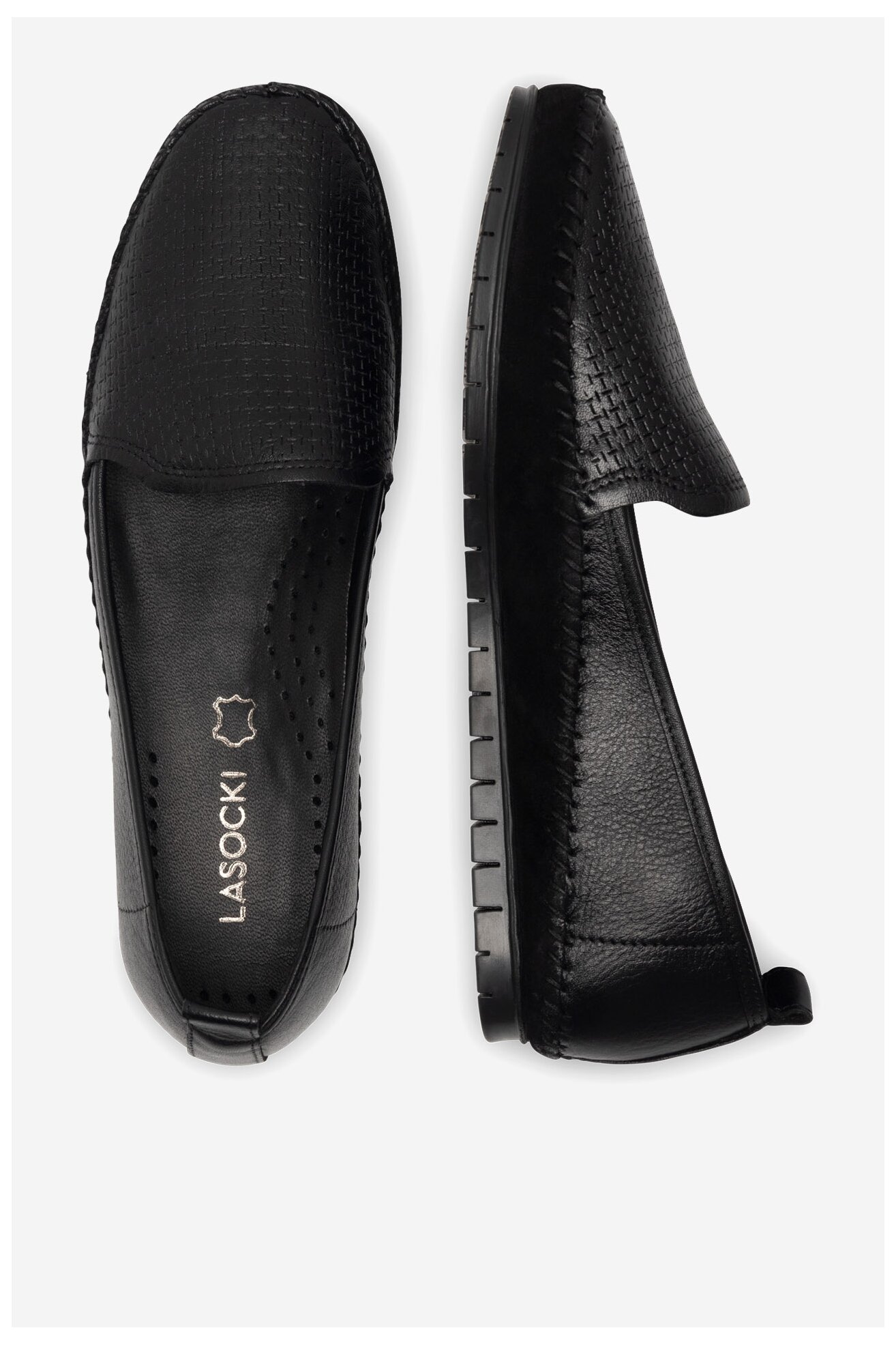Mokaszin Lasocki WB-MADONNE-02 FEKETE