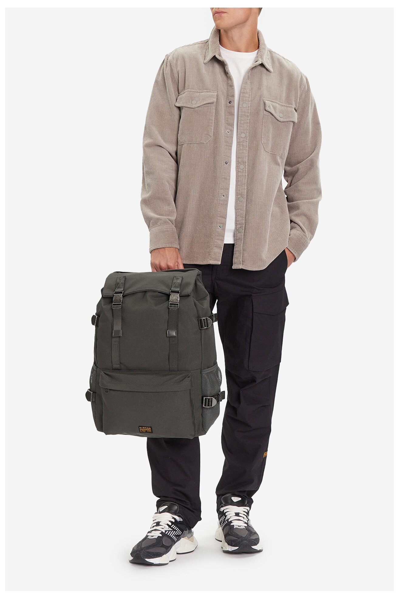 Hátizsák G-STAR RAW EO-LUIS-LX8742J SÖTÉTSZÜRKE