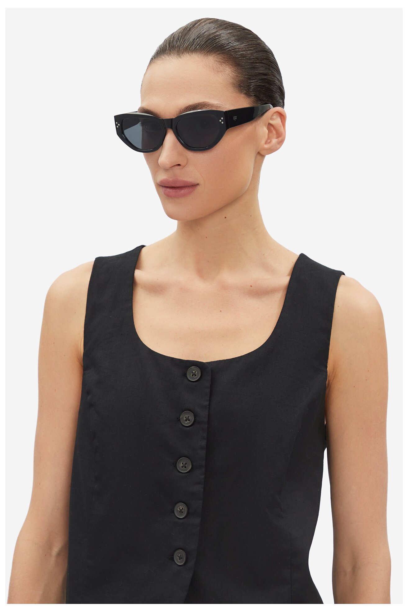 Ochelari de soare femei DeeZee BSPC802 NEGRU