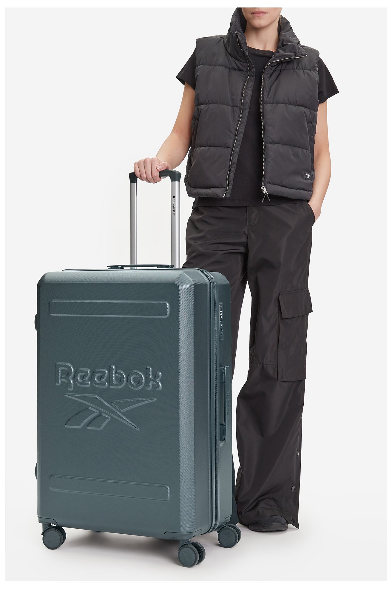 Walizka Reebok RBK-WAL-024-CCC-L Zielony