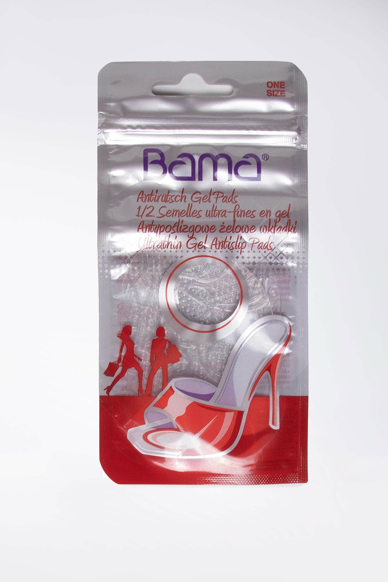 Wkładki do obuwia BAMA WKŁADKA ANTYPOŚLIZGOWA GEL PADS BEZ KOLORU -