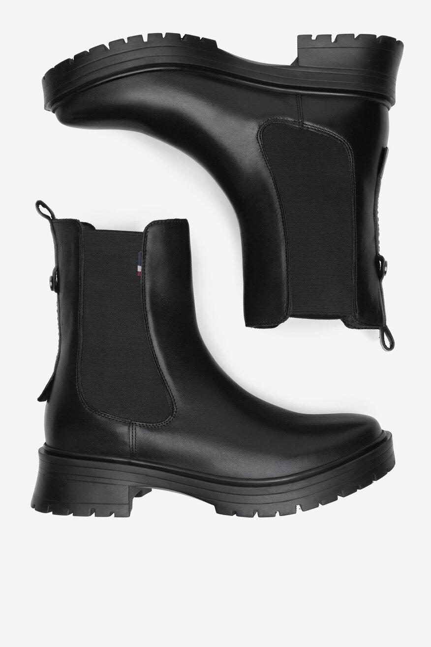U.S. POLO ASSN. - Sztyblety skórzane ocieplane - 5903419503887