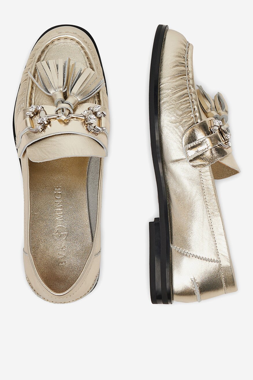 
                Мокасини EVA MINGE ЗОЛОТИЙ - 5903419904486