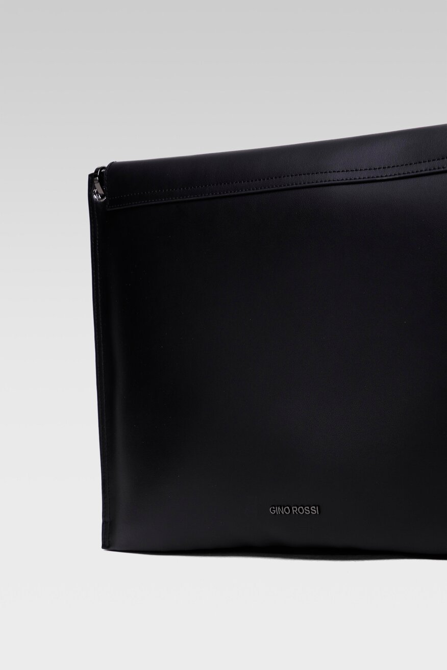 
                Gino Rossi - Torba na laptopa skórzana czarna - 5904248333904